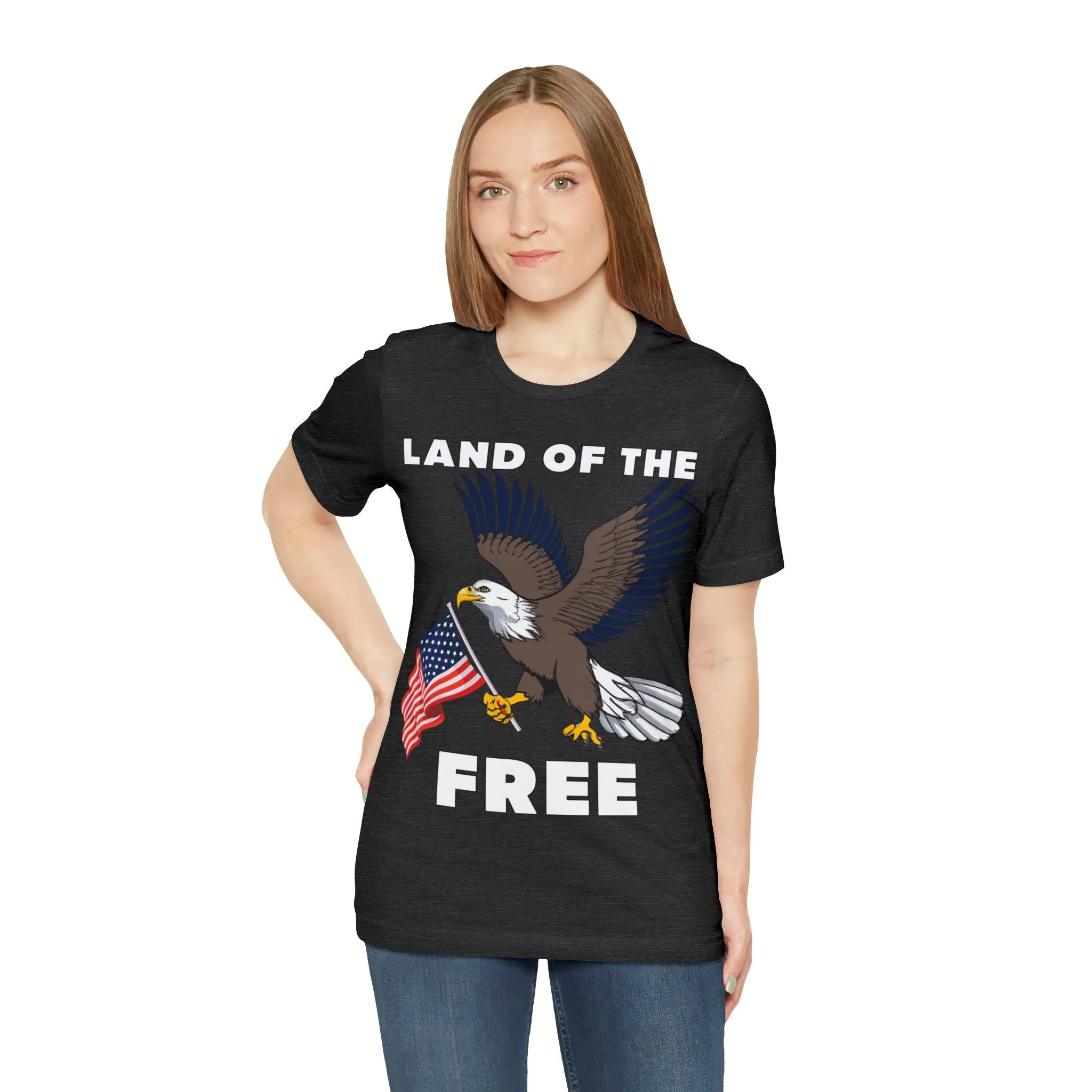 "Land of the Free, Home of the Brave: Celebrate Independence Day with Patriotic Shirts, Flag shirt - Freedom, Fireworks, and More