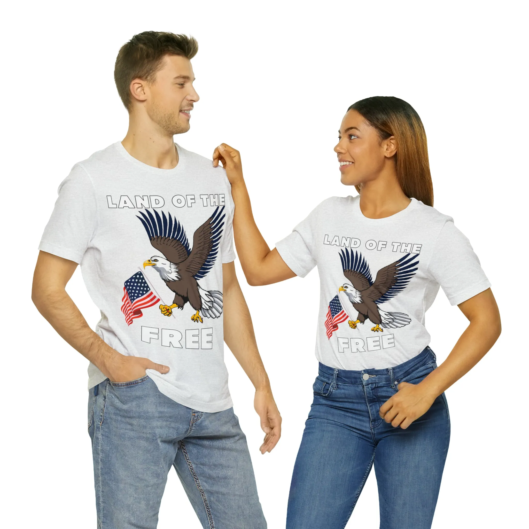 "Land of the Free, Home of the Brave: Celebrate Independence Day with Patriotic Shirts, Flag shirt - Freedom, Fireworks, and More