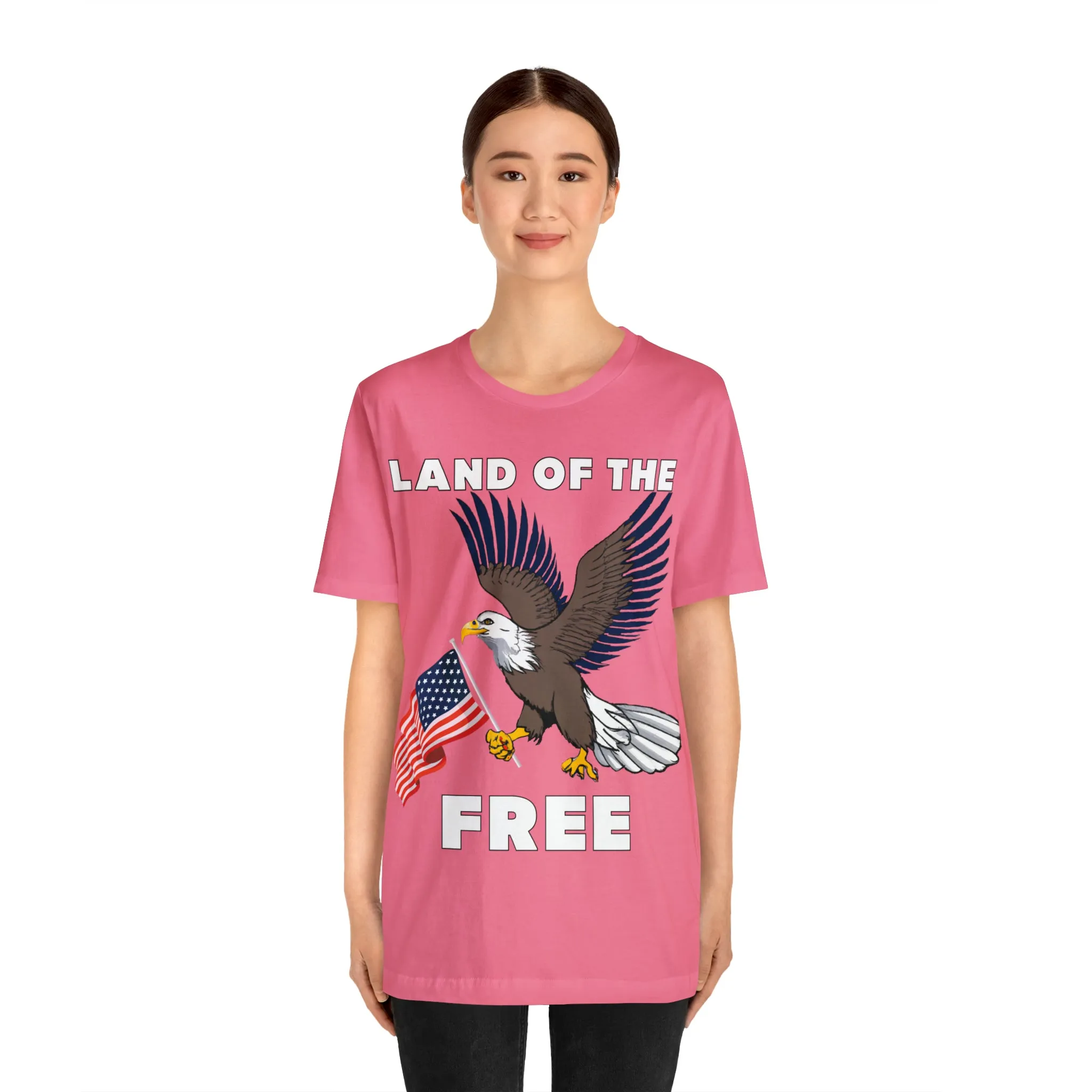 "Land of the Free, Home of the Brave: Celebrate Independence Day with Patriotic Shirts, Flag shirt - Freedom, Fireworks, and More