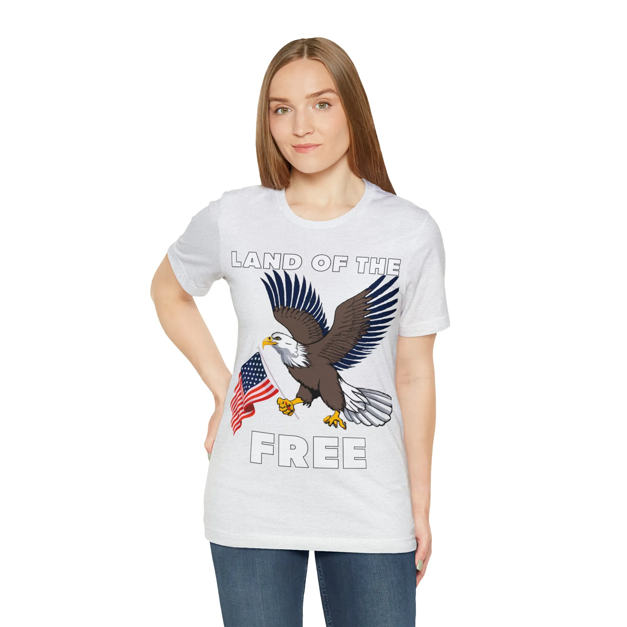 "Land of the Free, Home of the Brave: Celebrate Independence Day with Patriotic Shirts, Flag shirt - Freedom, Fireworks, and More