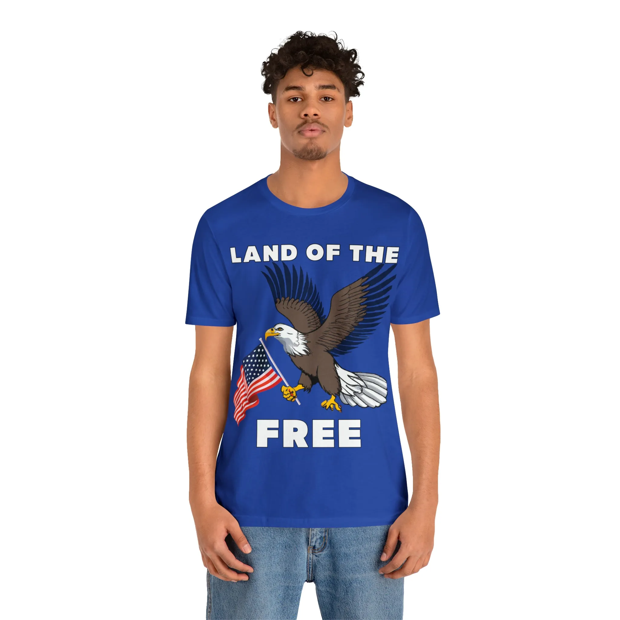 "Land of the Free, Home of the Brave: Celebrate Independence Day with Patriotic Shirts, Flag shirt - Freedom, Fireworks, and More