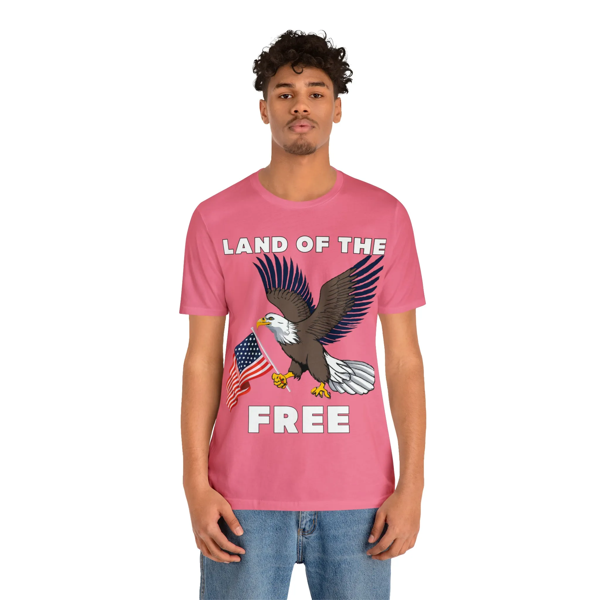 "Land of the Free, Home of the Brave: Celebrate Independence Day with Patriotic Shirts, Flag shirt - Freedom, Fireworks, and More