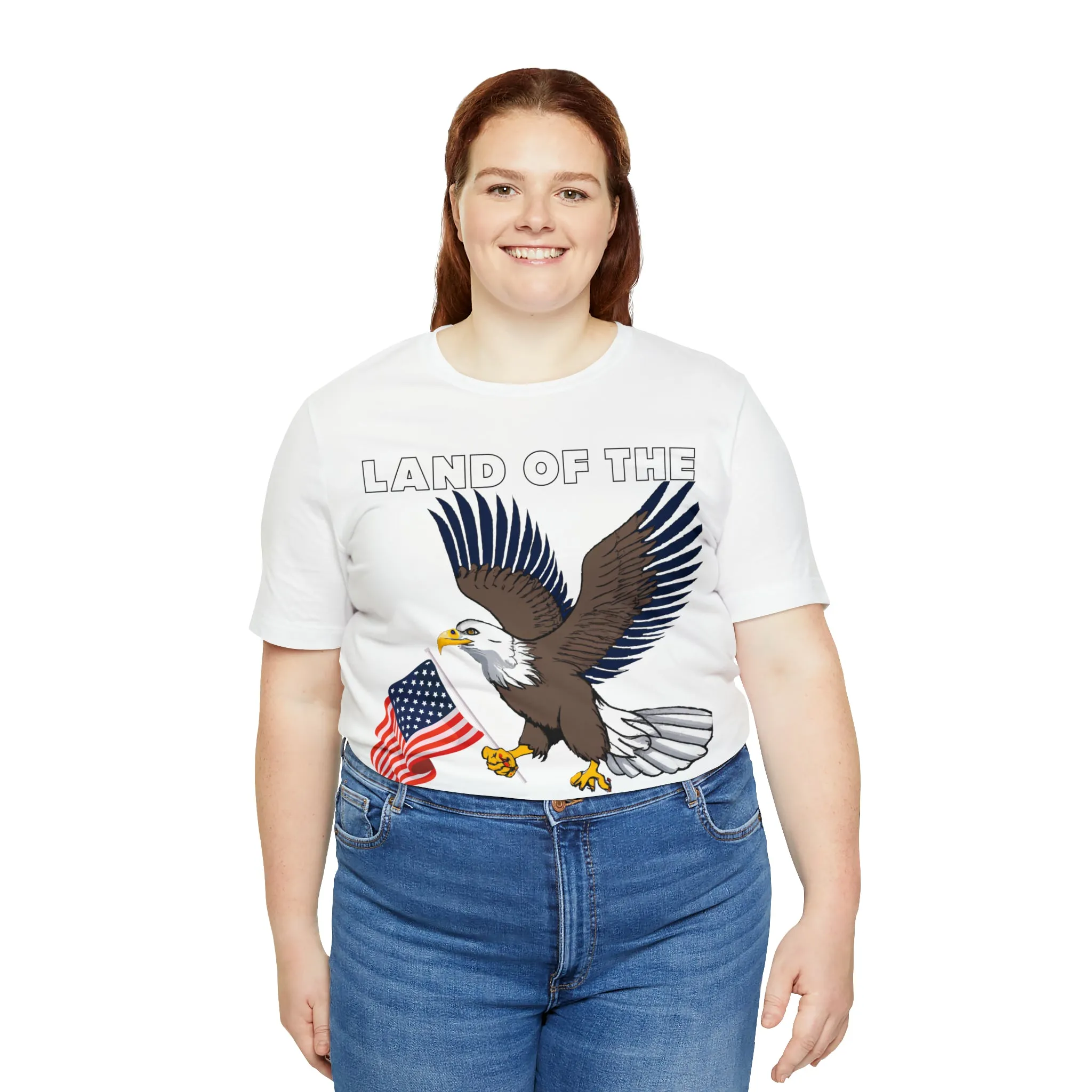 "Land of the Free, Home of the Brave: Celebrate Independence Day with Patriotic Shirts, Flag shirt - Freedom, Fireworks, and More