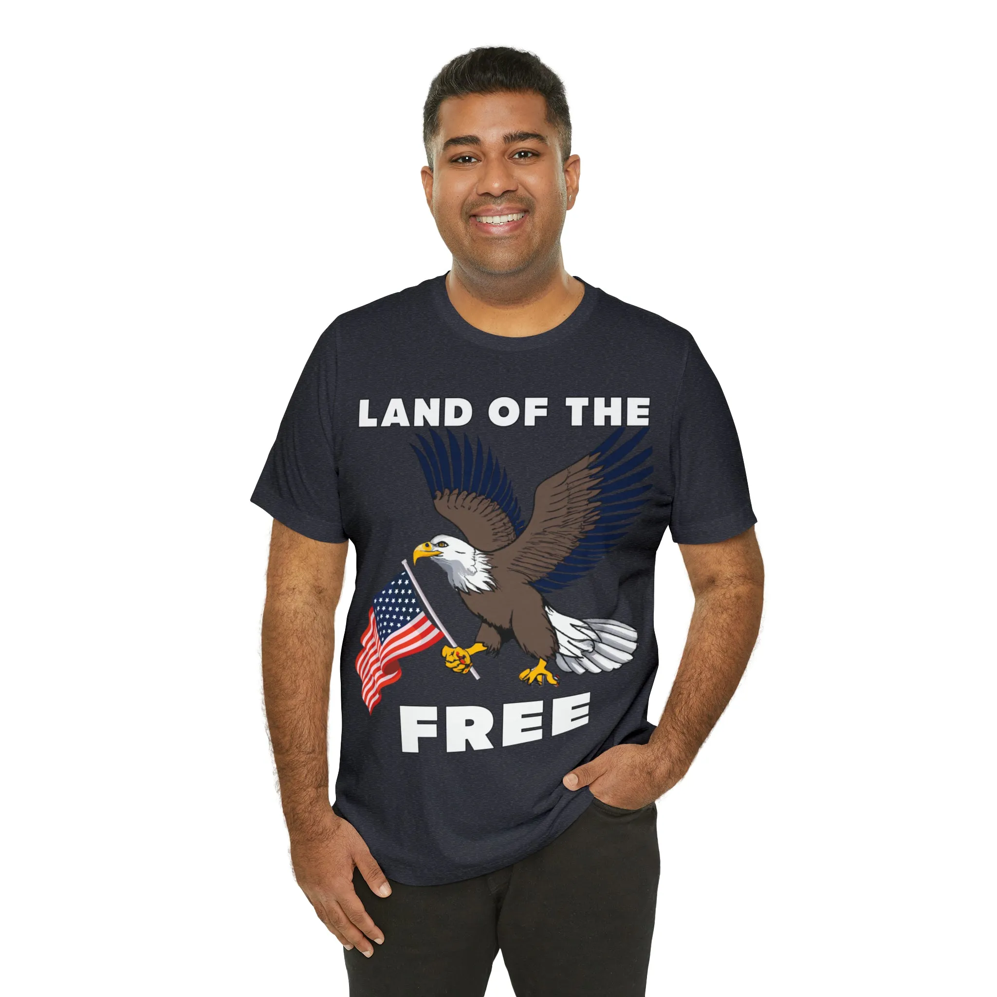 "Land of the Free, Home of the Brave: Celebrate Independence Day with Patriotic Shirts, Flag shirt - Freedom, Fireworks, and More