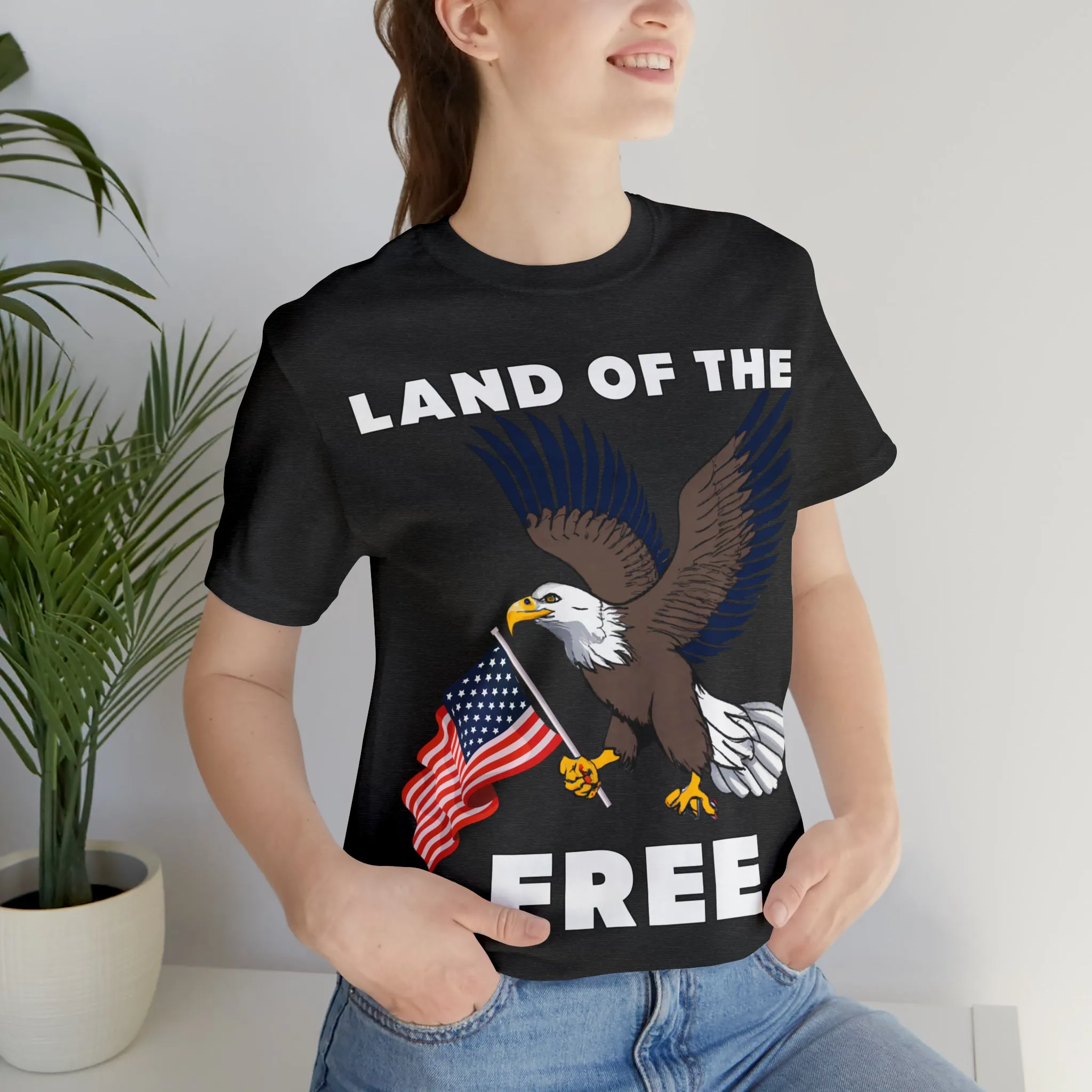 "Land of the Free, Home of the Brave: Celebrate Independence Day with Patriotic Shirts, Flag shirt - Freedom, Fireworks, and More