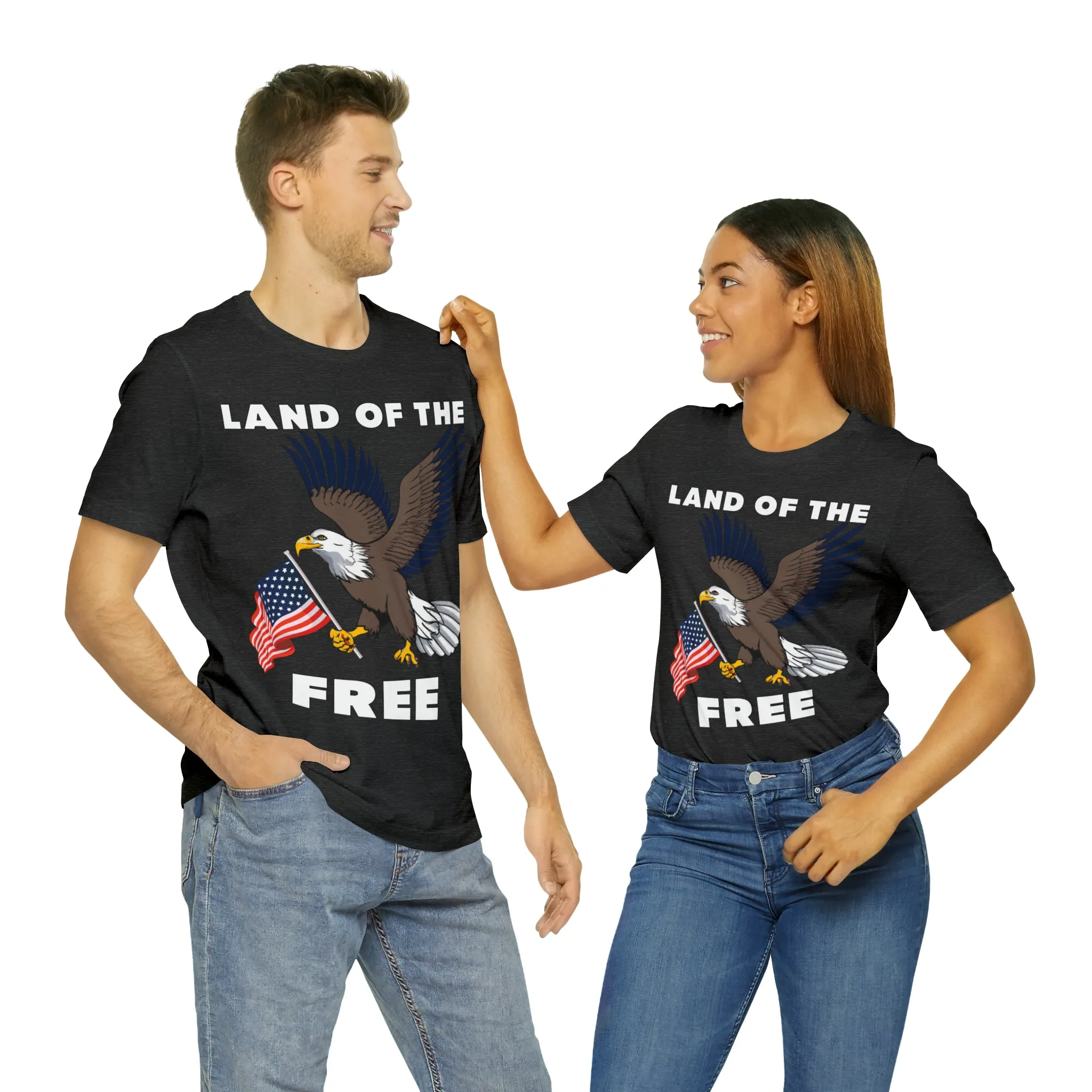 "Land of the Free, Home of the Brave: Celebrate Independence Day with Patriotic Shirts, Flag shirt - Freedom, Fireworks, and More