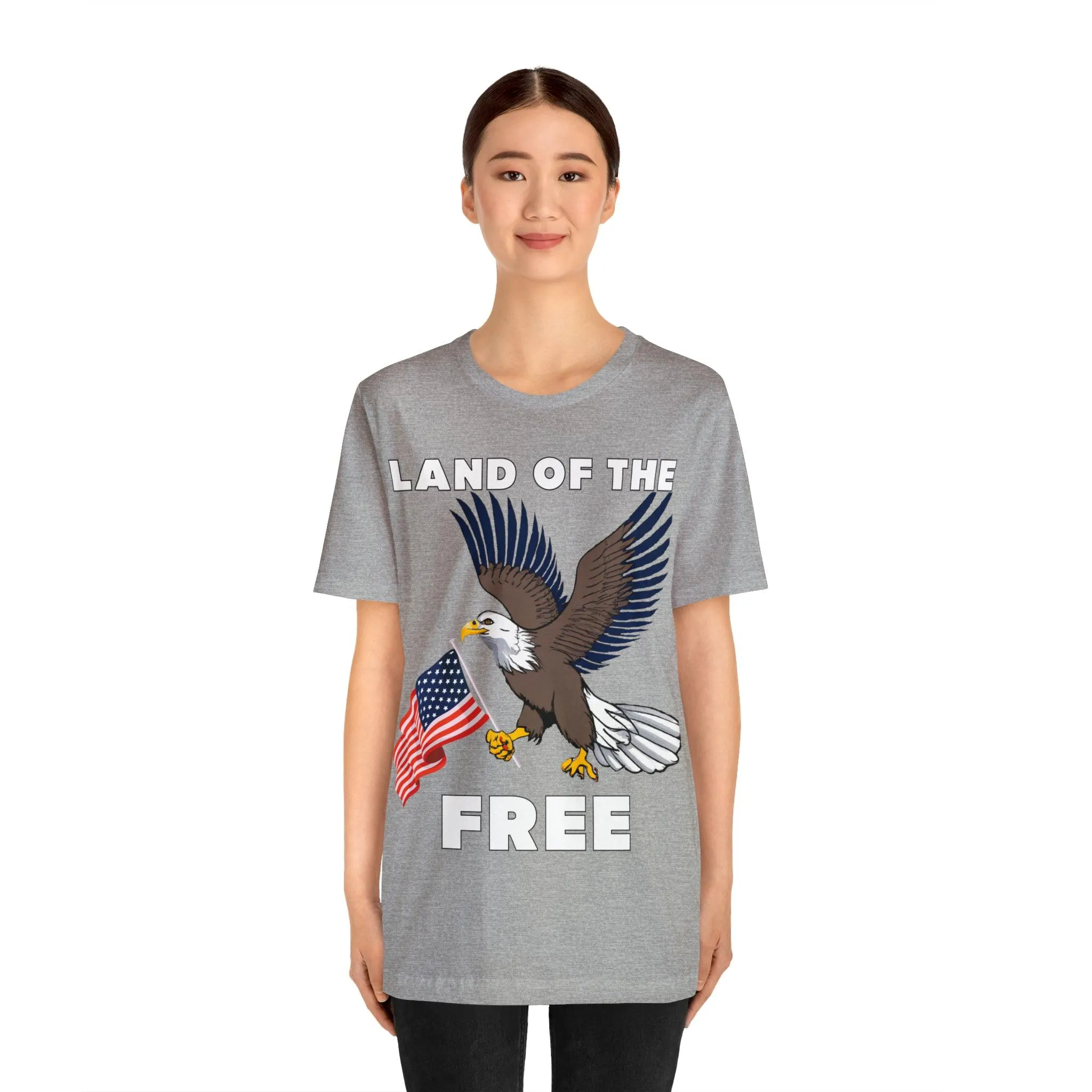 "Land of the Free, Home of the Brave: Celebrate Independence Day with Patriotic Shirts, Flag shirt - Freedom, Fireworks, and More