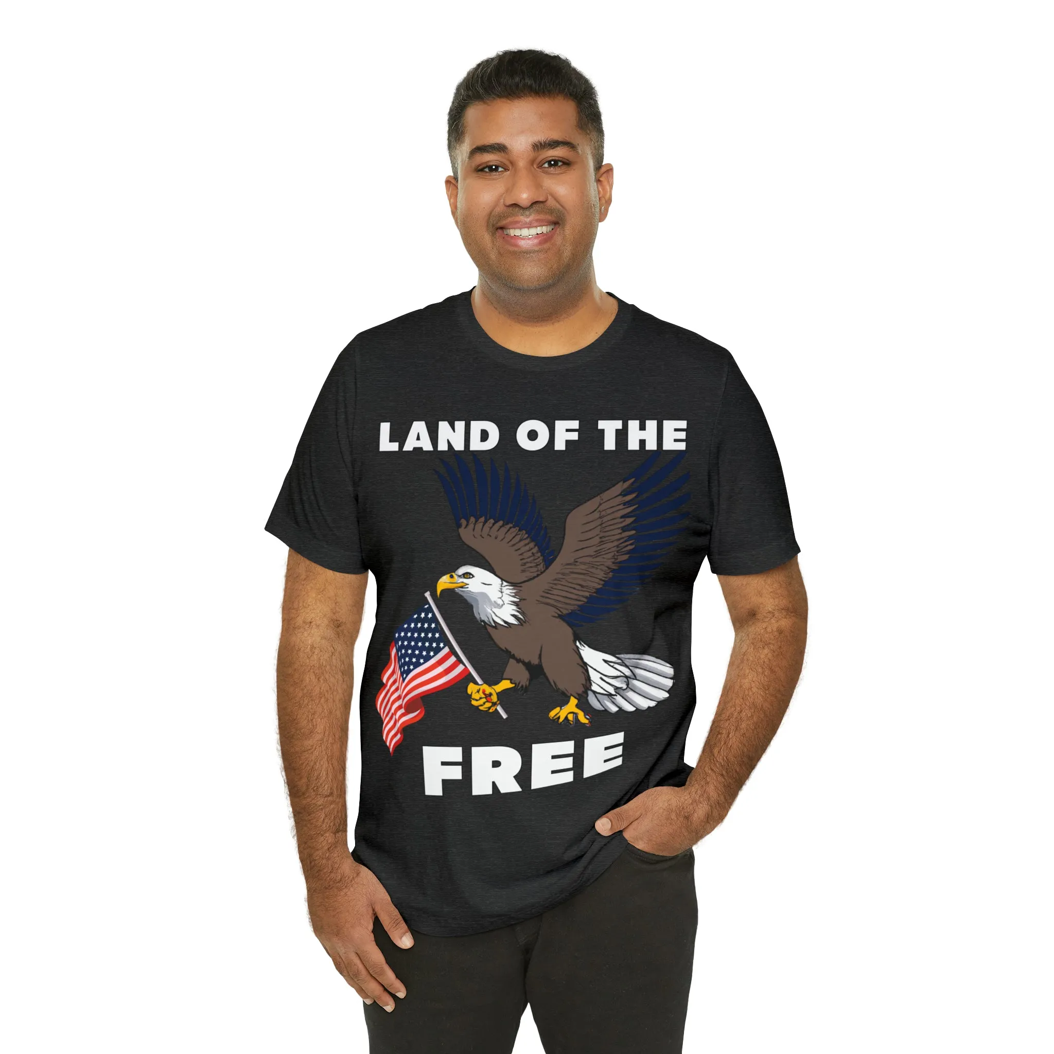 "Land of the Free, Home of the Brave: Celebrate Independence Day with Patriotic Shirts, Flag shirt - Freedom, Fireworks, and More