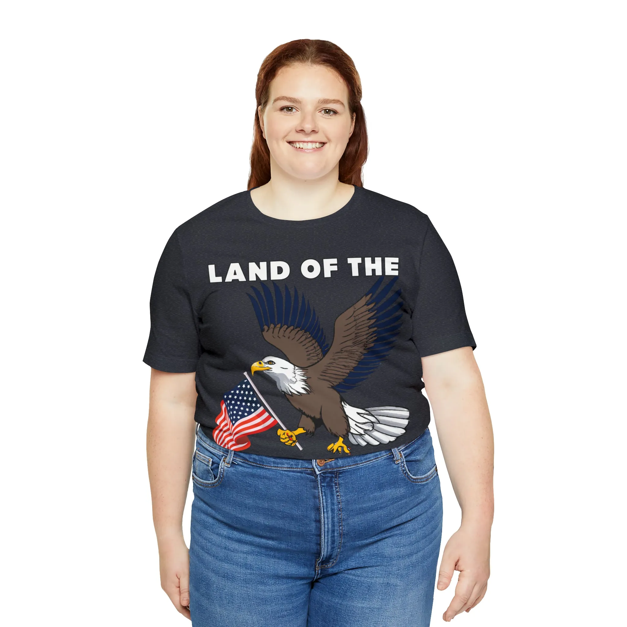 "Land of the Free, Home of the Brave: Celebrate Independence Day with Patriotic Shirts, Flag shirt - Freedom, Fireworks, and More