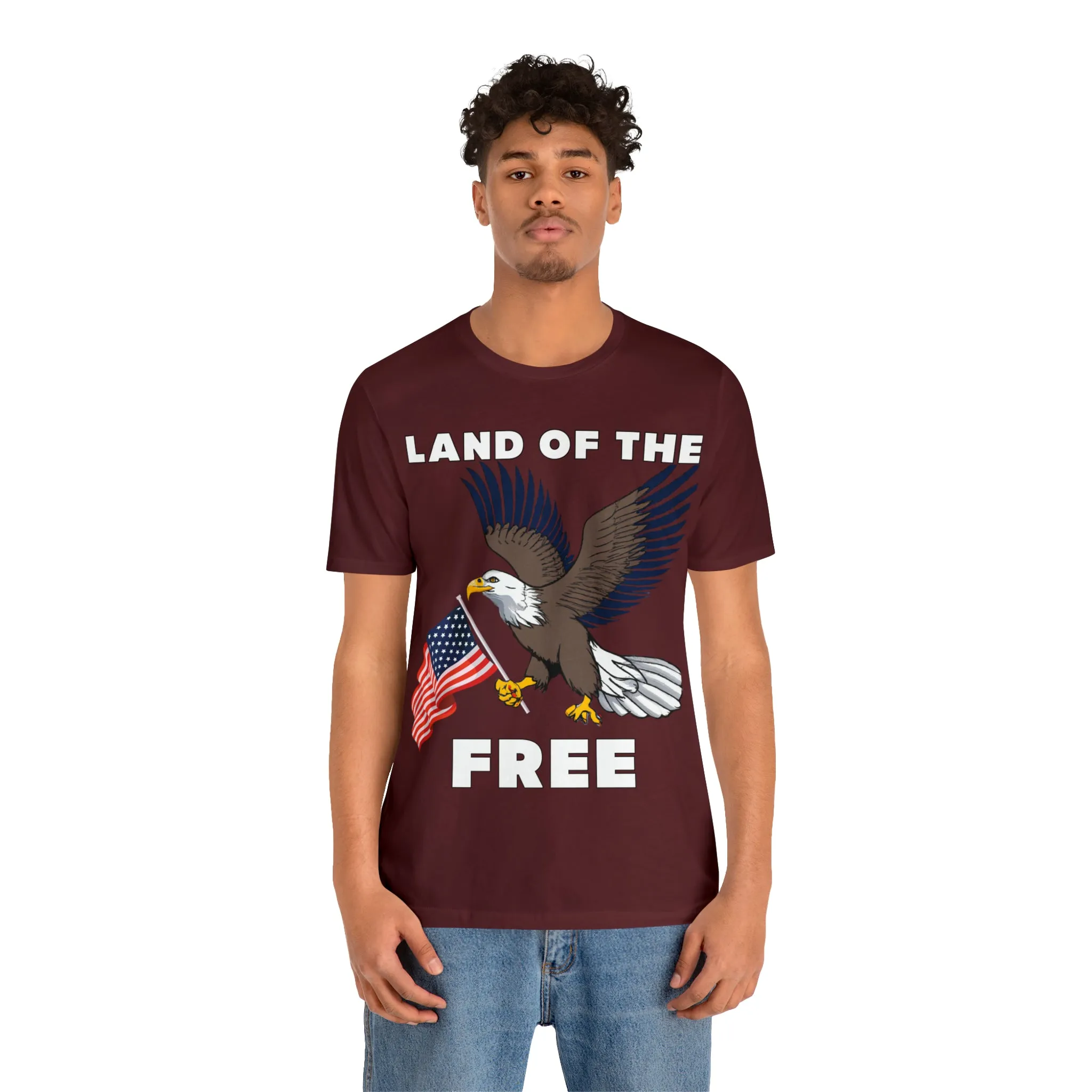 "Land of the Free, Home of the Brave: Celebrate Independence Day with Patriotic Shirts, Flag shirt - Freedom, Fireworks, and More