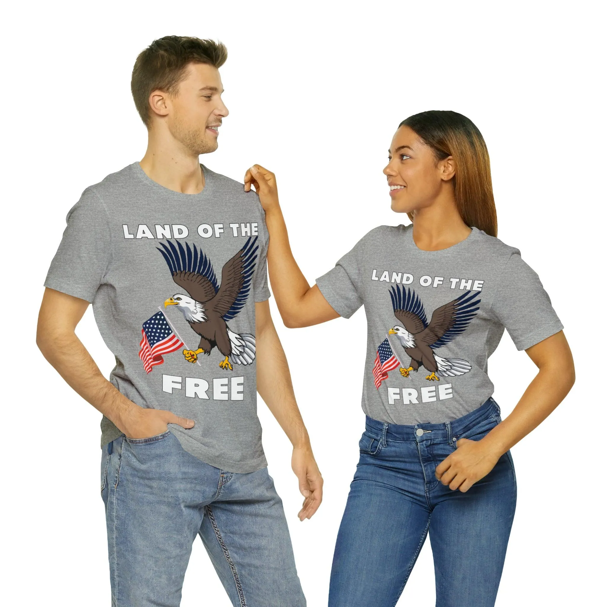 "Land of the Free, Home of the Brave: Celebrate Independence Day with Patriotic Shirts, Flag shirt - Freedom, Fireworks, and More