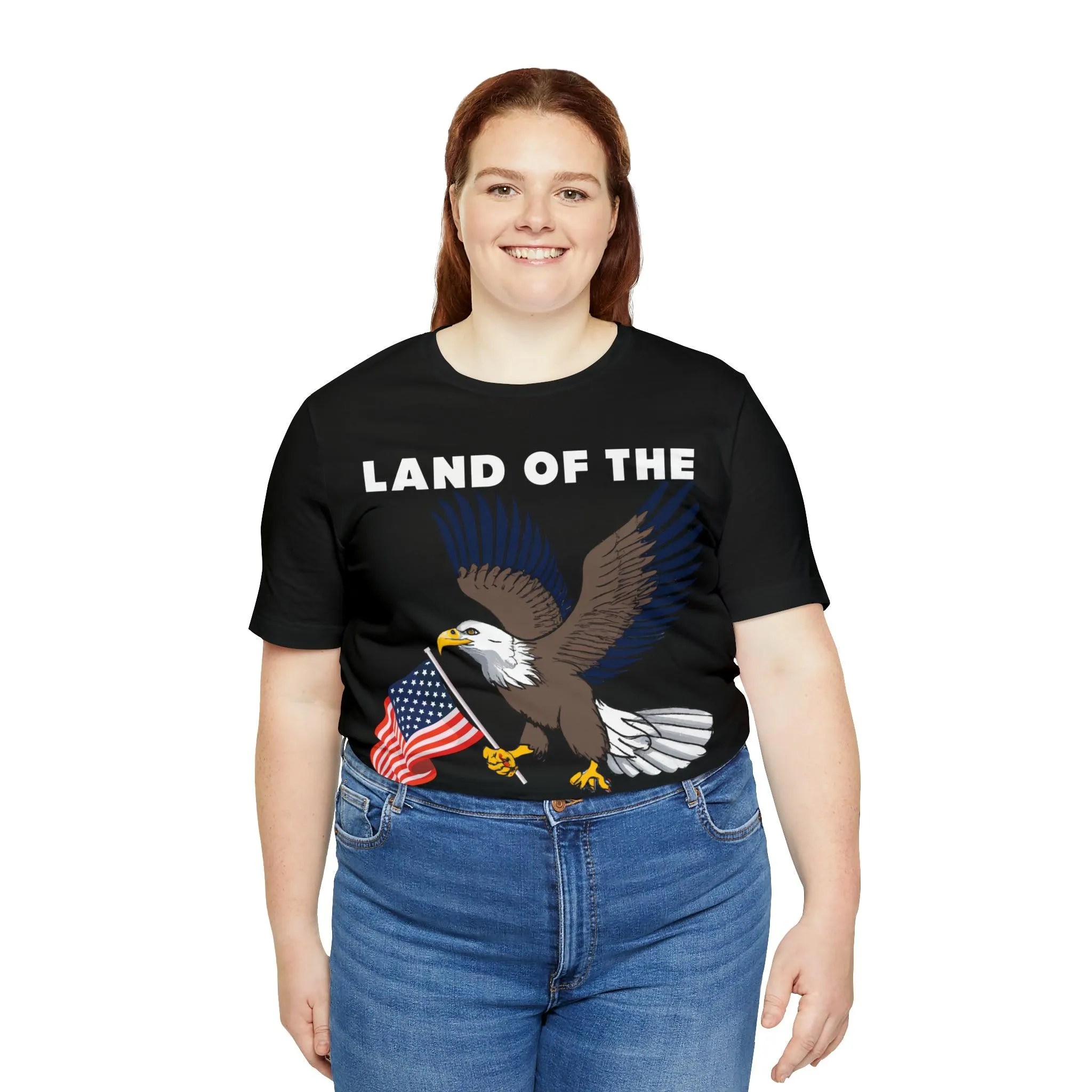 "Land of the Free, Home of the Brave: Celebrate Independence Day with Patriotic Shirts, Flag shirt - Freedom, Fireworks, and More