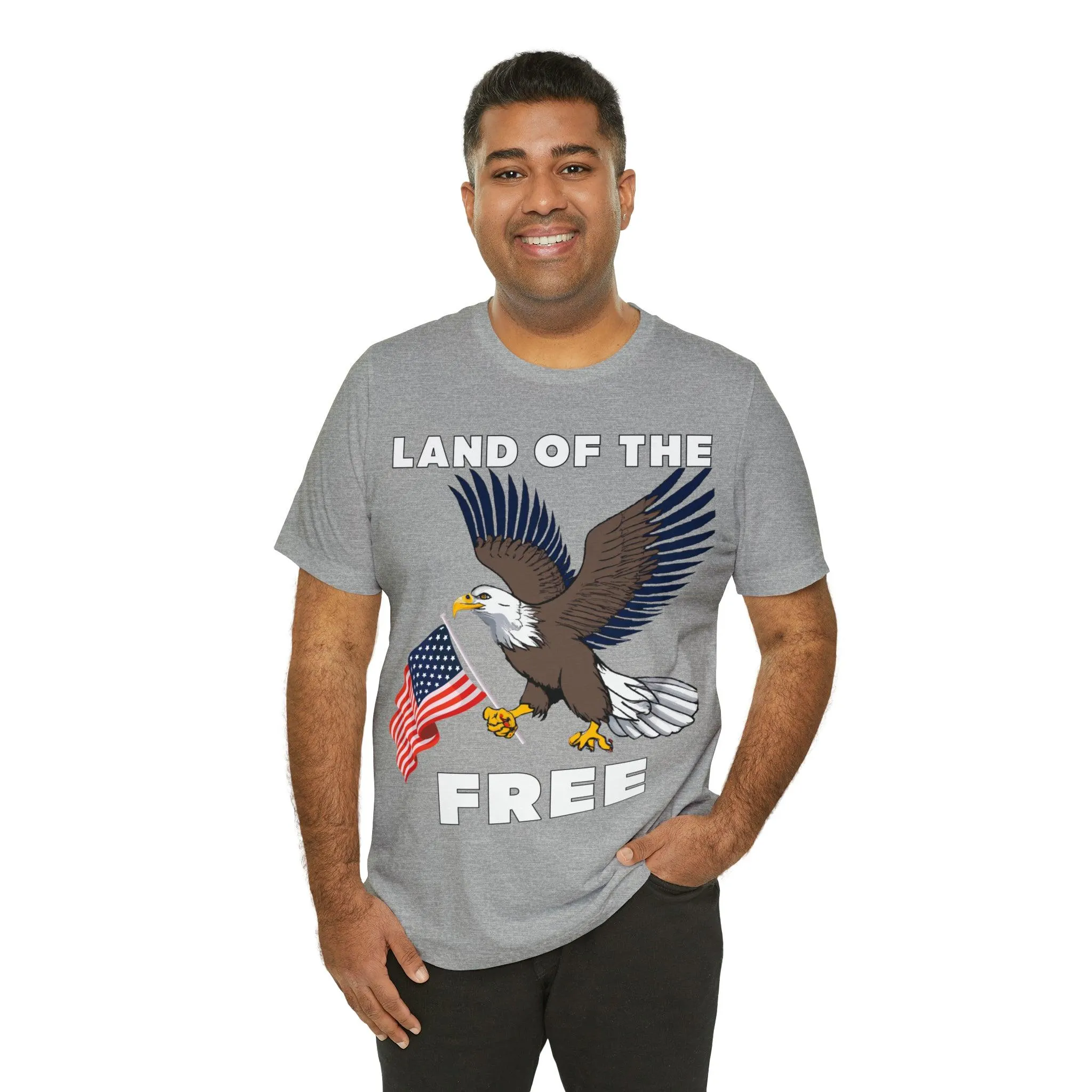 "Land of the Free, Home of the Brave: Celebrate Independence Day with Patriotic Shirts, Flag shirt - Freedom, Fireworks, and More