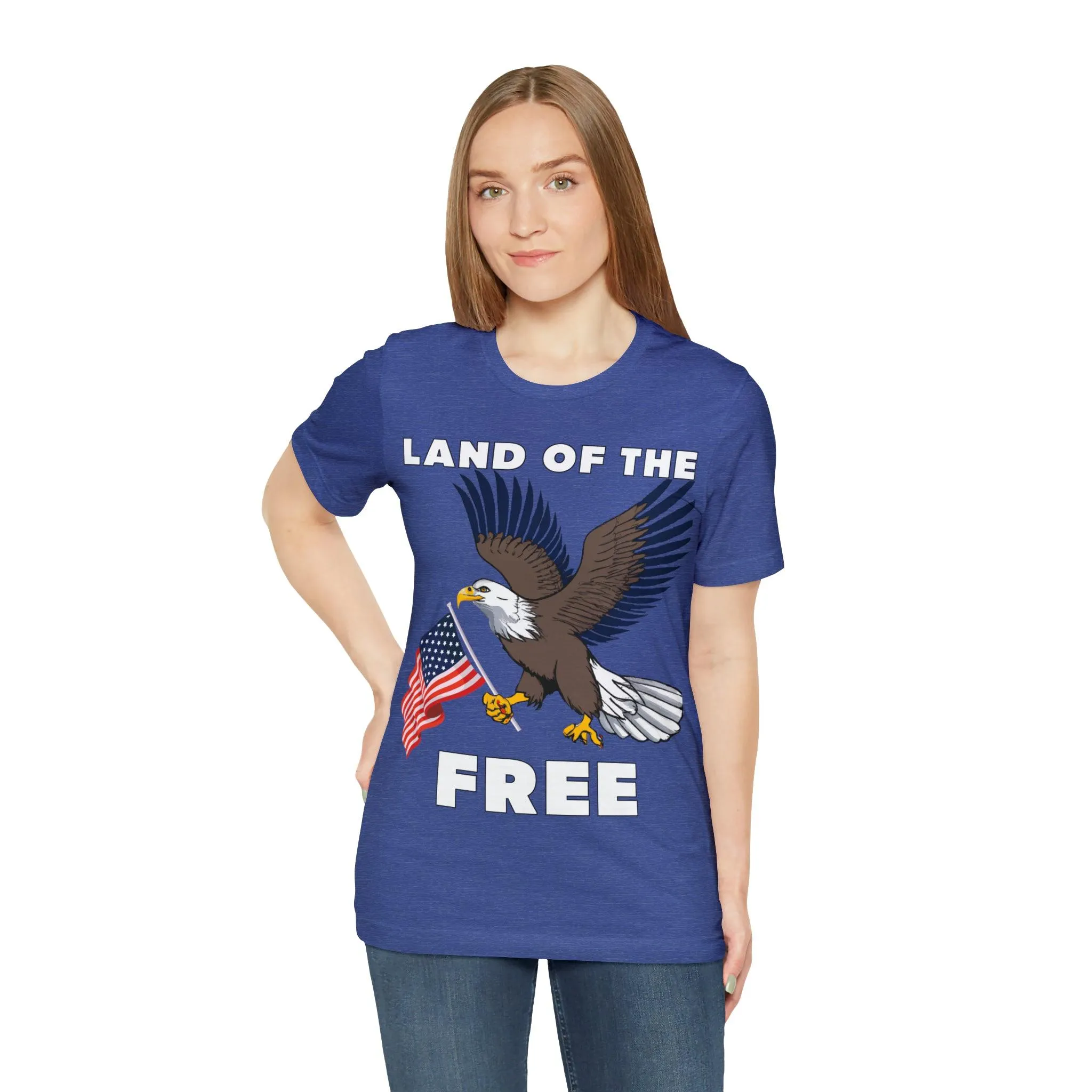 "Land of the Free, Home of the Brave: Celebrate Independence Day with Patriotic Shirts, Flag shirt - Freedom, Fireworks, and More