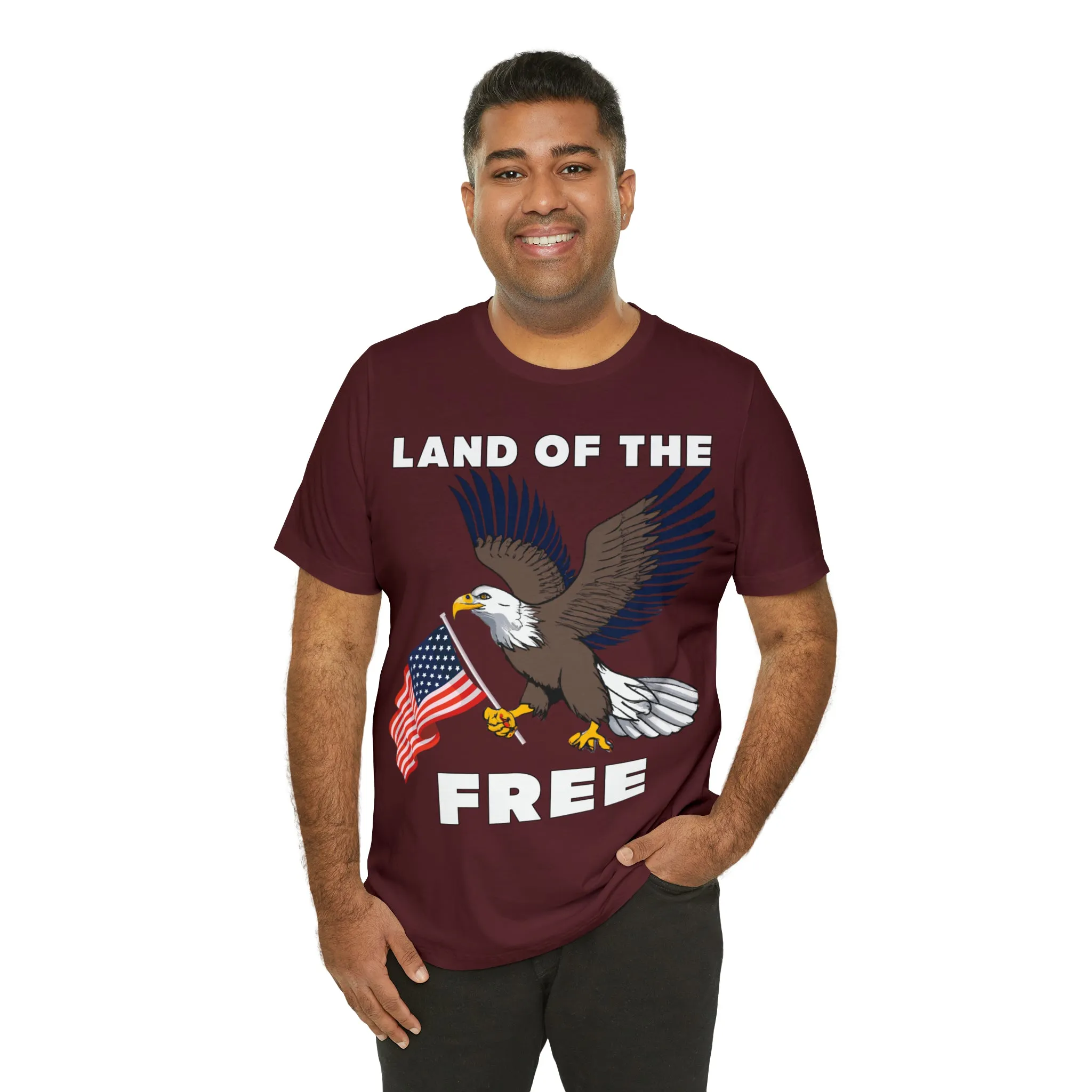 "Land of the Free, Home of the Brave: Celebrate Independence Day with Patriotic Shirts, Flag shirt - Freedom, Fireworks, and More