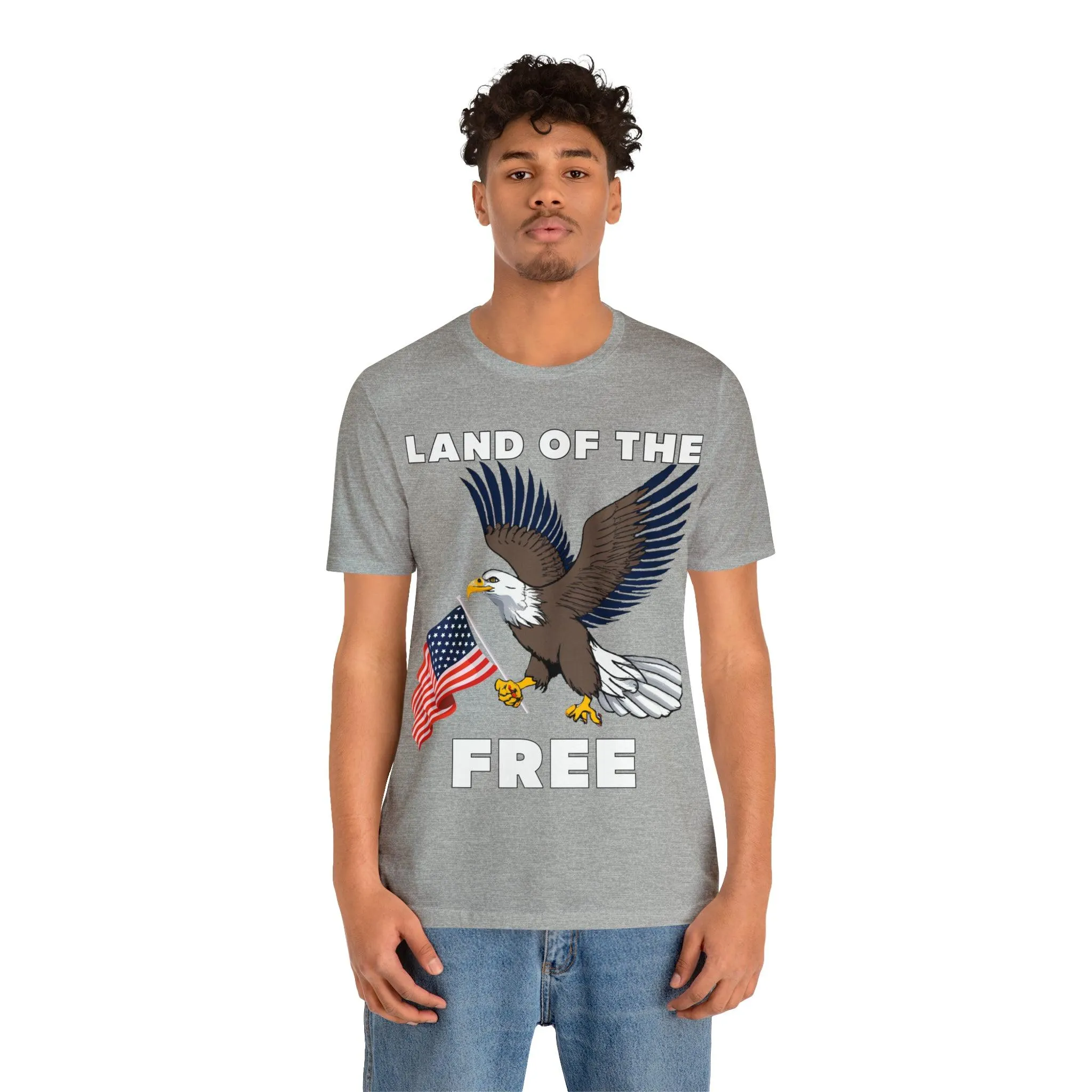 "Land of the Free, Home of the Brave: Celebrate Independence Day with Patriotic Shirts, Flag shirt - Freedom, Fireworks, and More