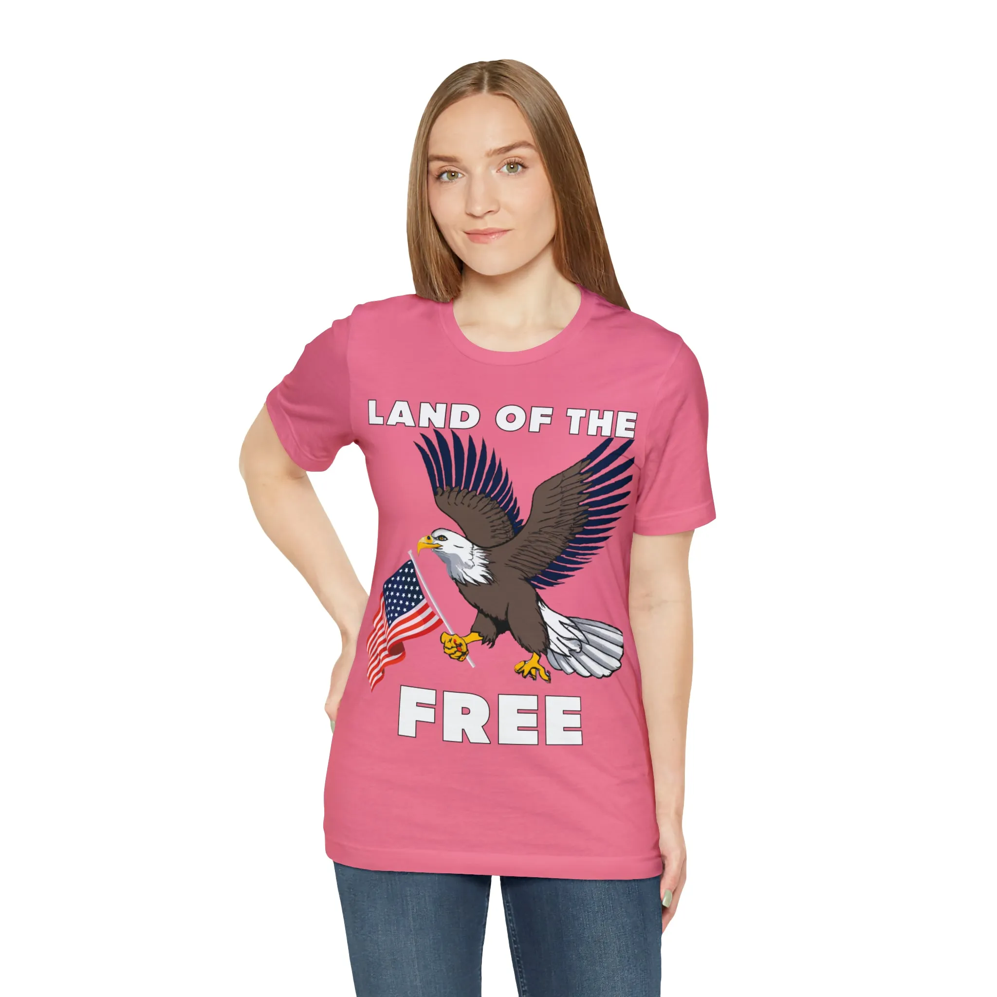 "Land of the Free, Home of the Brave: Celebrate Independence Day with Patriotic Shirts, Flag shirt - Freedom, Fireworks, and More