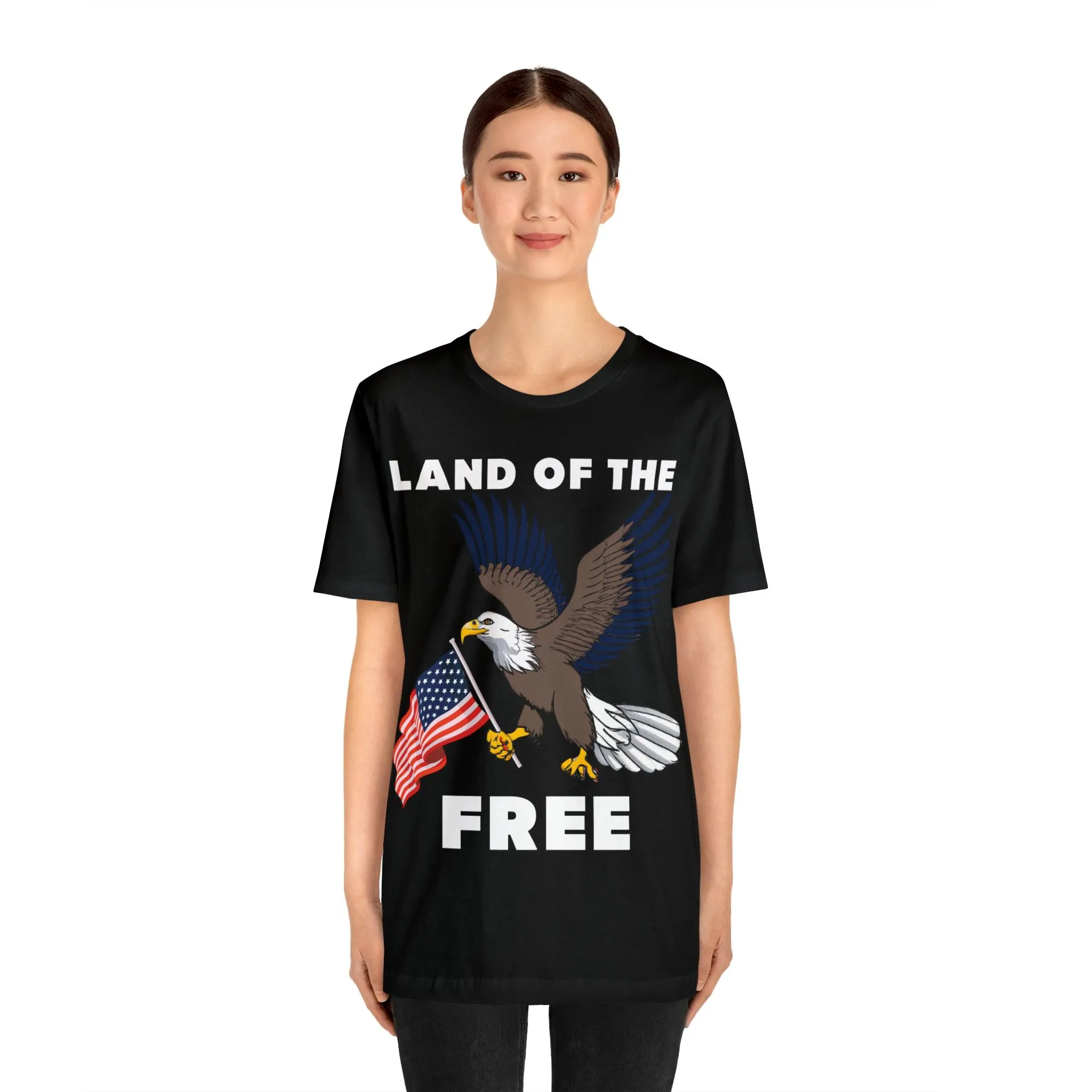 "Land of the Free, Home of the Brave: Celebrate Independence Day with Patriotic Shirts, Flag shirt - Freedom, Fireworks, and More