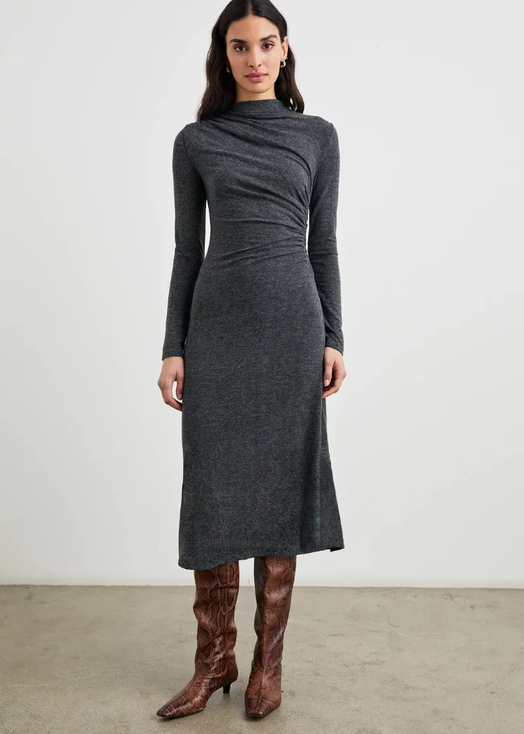 Rails Margaret Dress- Charcoal