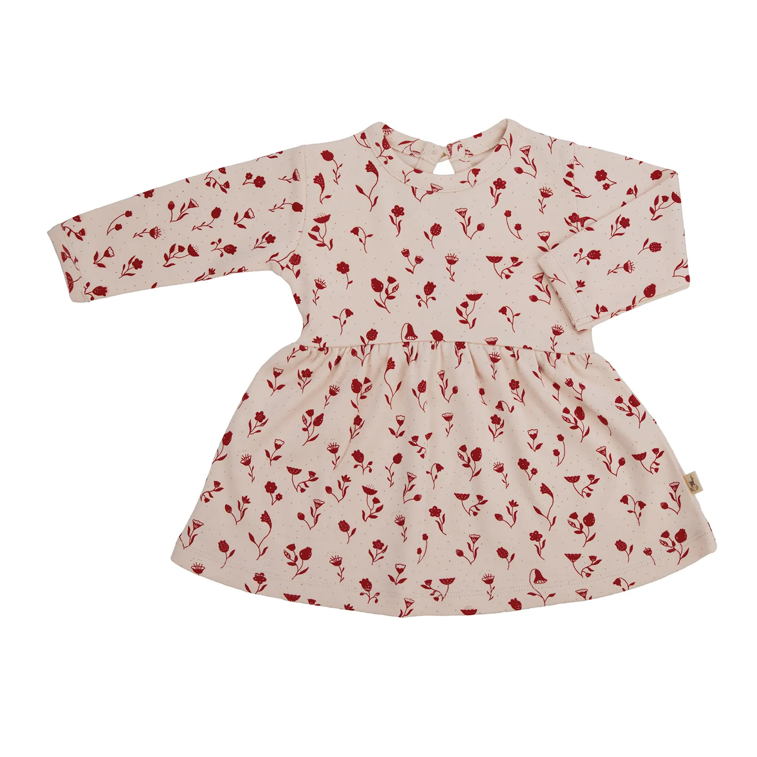 Red Caribou Babies Pima Cotton Dress