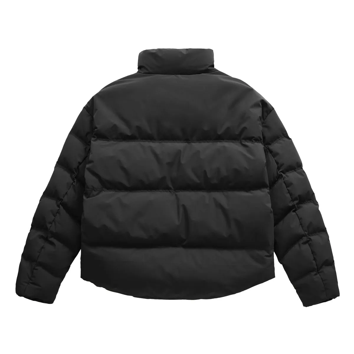 Short Puffer Jacket in Black