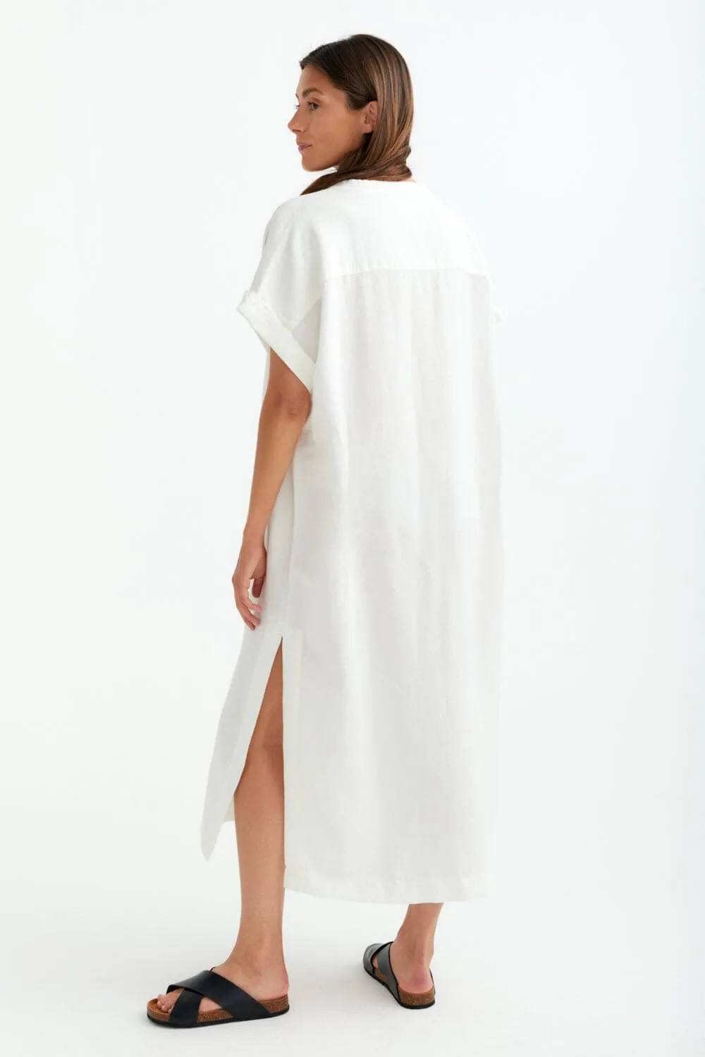 Short sleeve kaftan dress