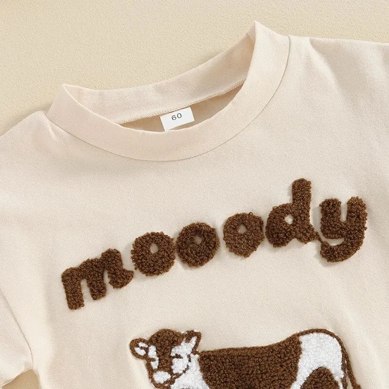 Short Sleeve Moody Baby Bodysuit