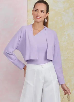 Simplicity Sewing Pattern 9925 Misses' Pants, Knit Shrug and Top