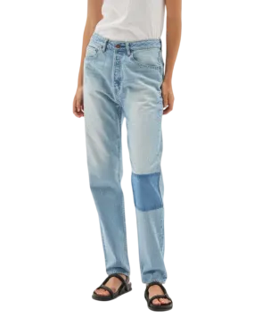 Size 26 | Bassike Universal Patch Knee Jeans