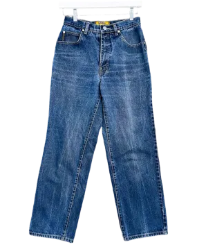 Size 30 | Vintage Armani Jeans Blues Factory Mid Wash Jeans