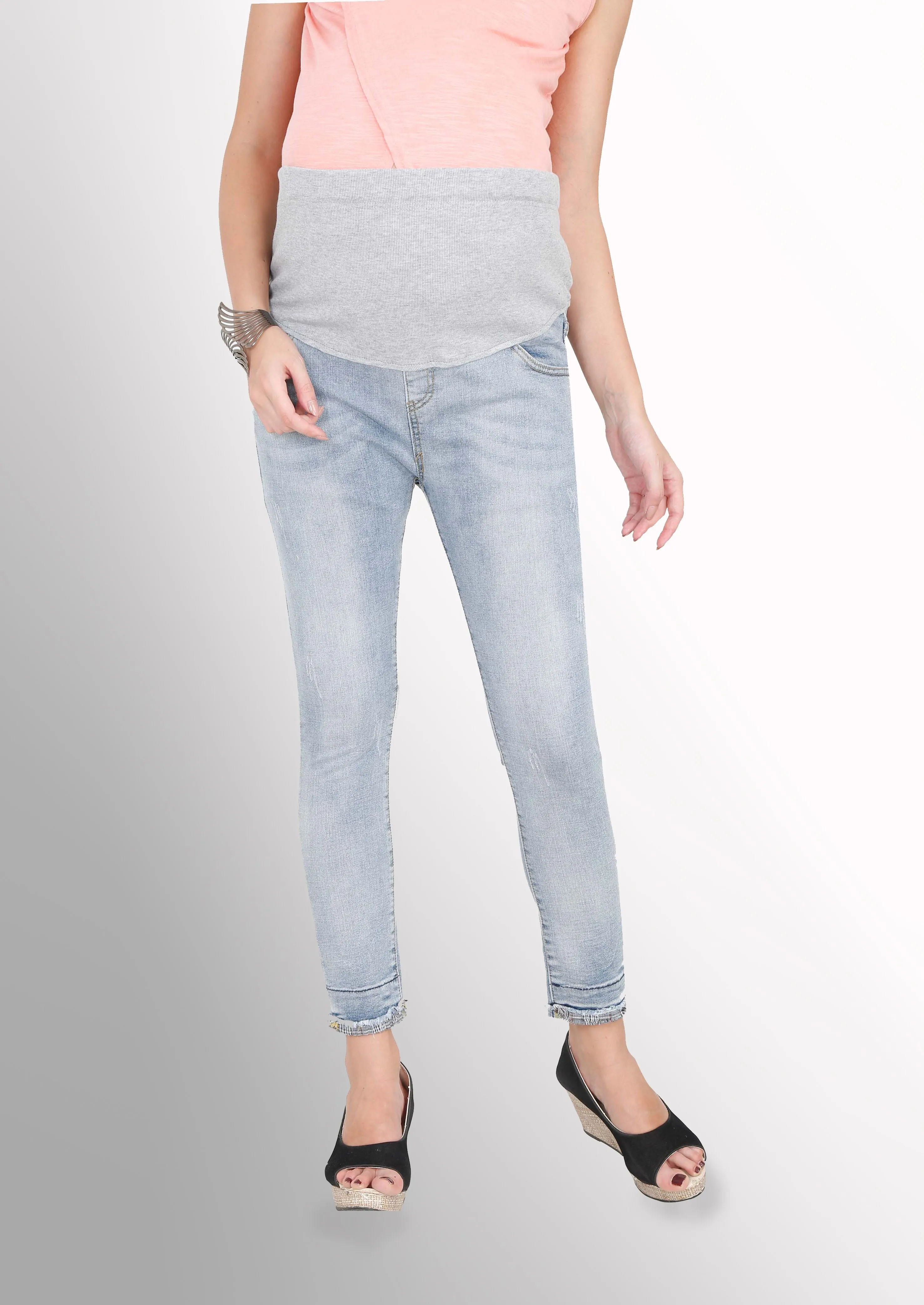 Smart Blue Denims with Belly Support