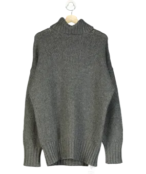 Sportmax Grey Premier Knitted Sweater Dress UK XS