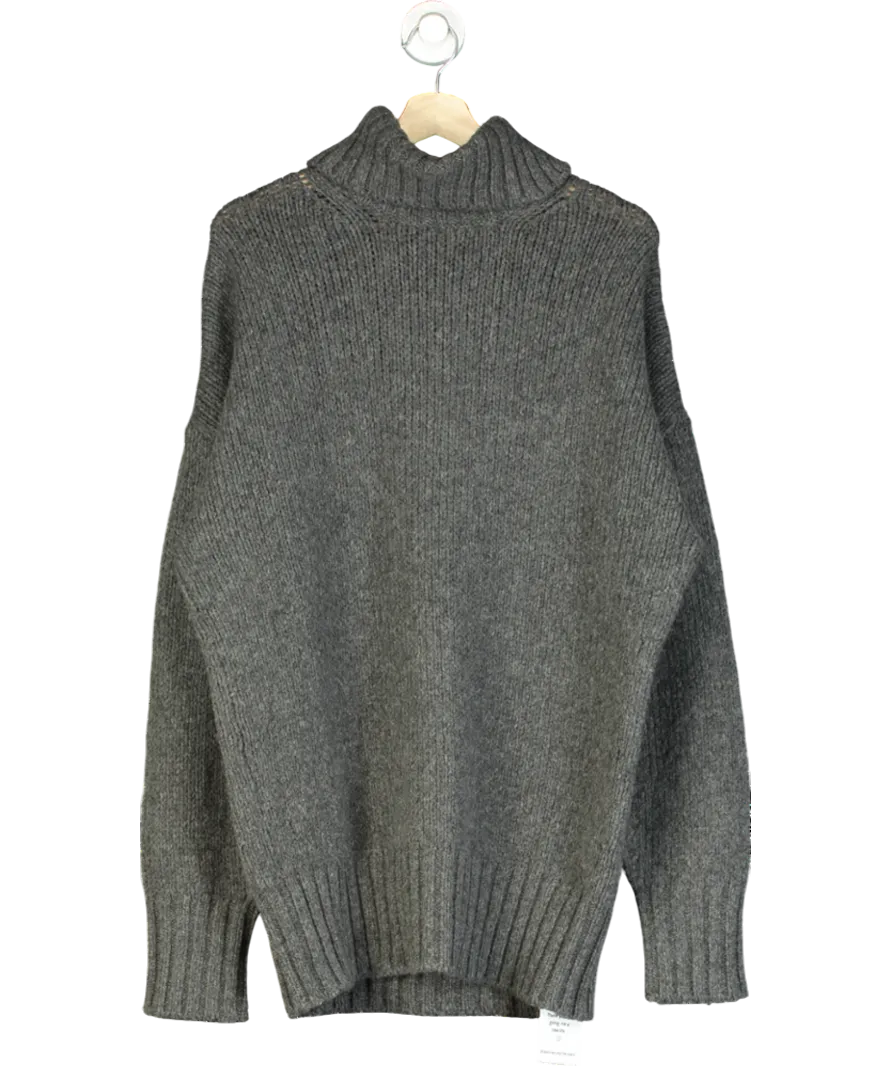 Sportmax Grey Premier Knitted Sweater Dress UK XS