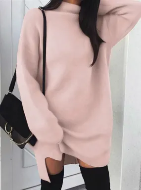 TastyHottie - Long Sleeve Jumper Dress Pullover Loose Dress