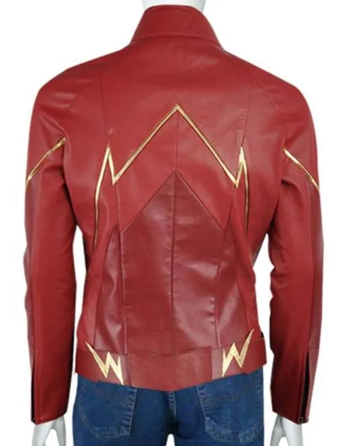 The Flash Thomas Grant Gustin Leather Jacket