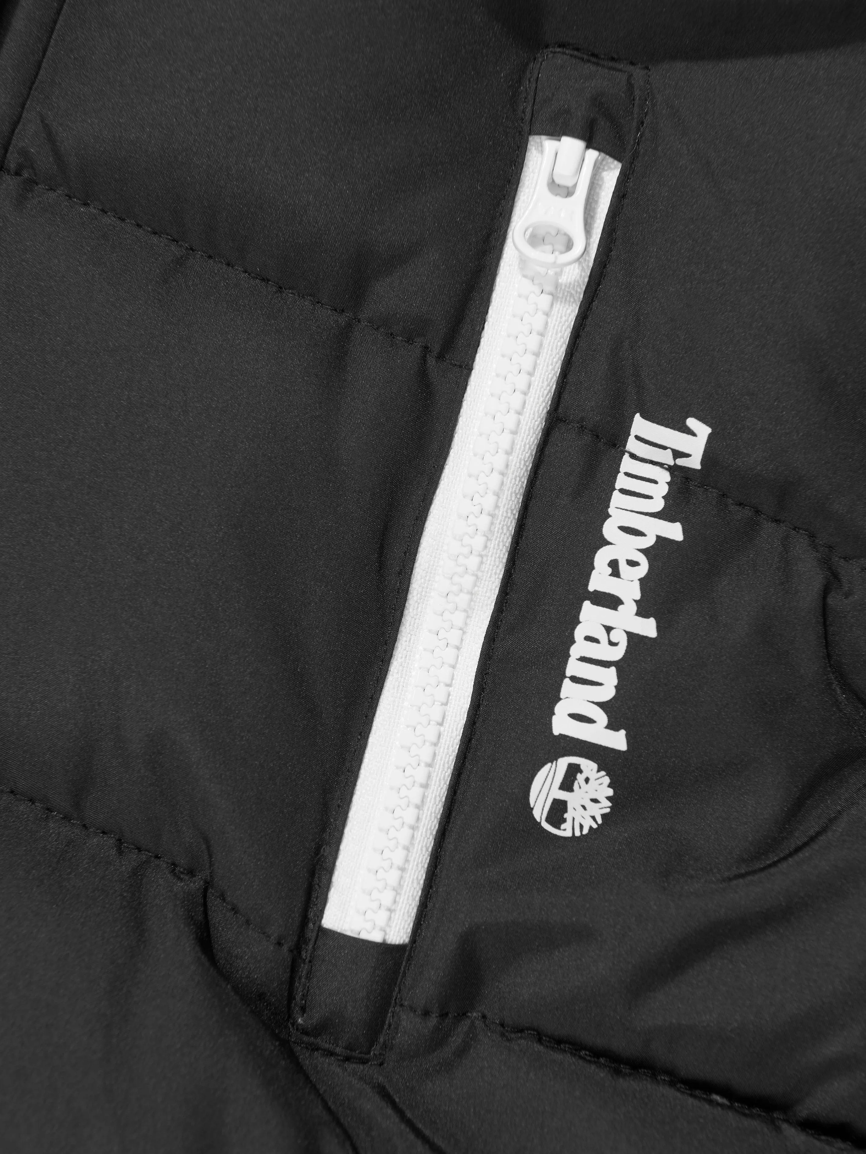 Timberland Kids Boys Long Puffer Jacket in Black - 8Y