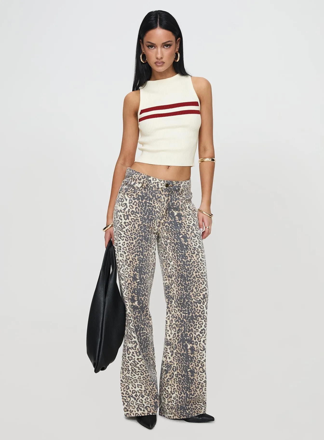 Top Model Jeans Leopard Fade