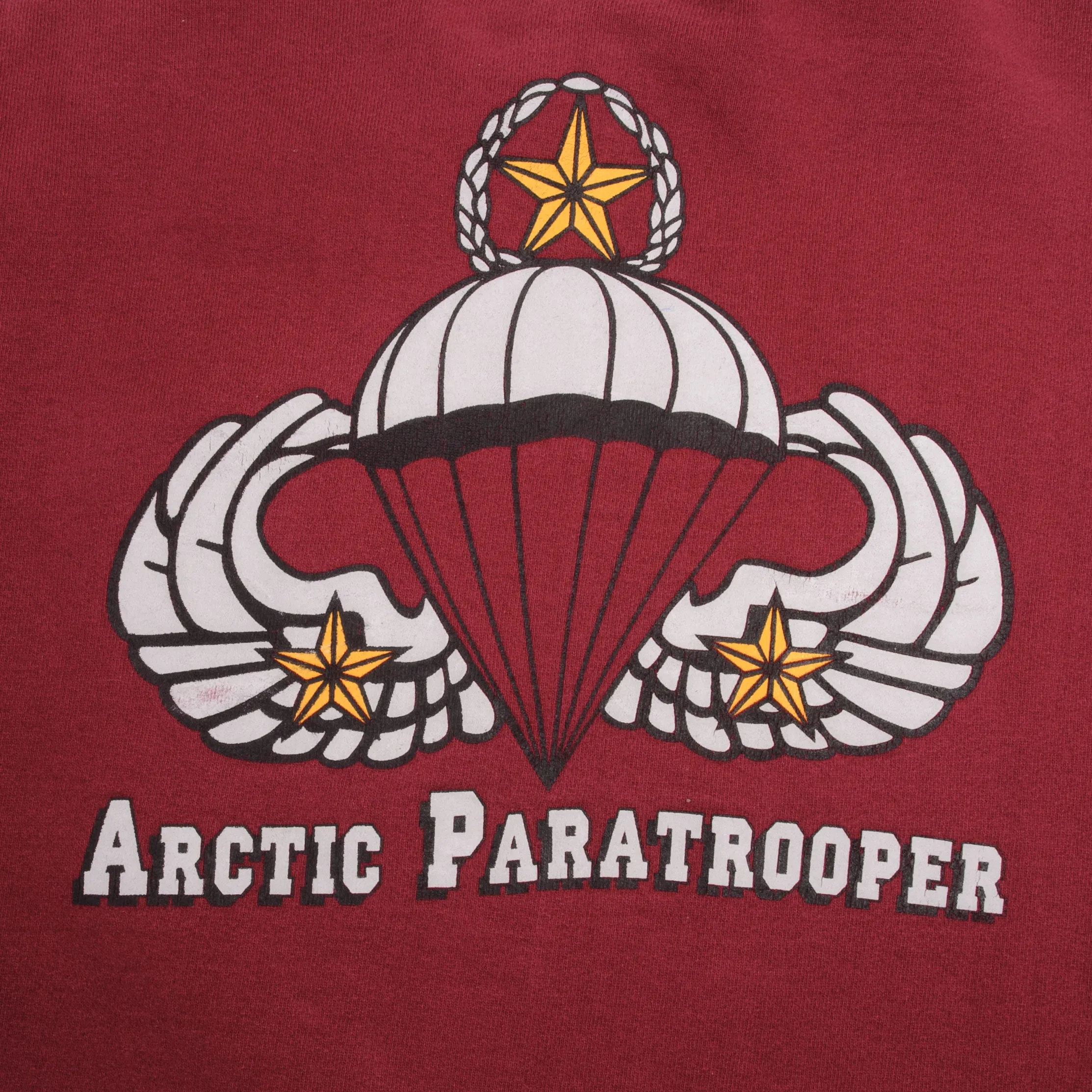 VINTAGE US ARMY ARCTIC PARATROOPER SWEATSHIRT 501st LARGE MADE IN USA 1990s