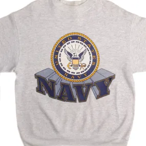 VINTAGE US NAVY SWEATSHIRT SIZE LARGE MADE IN USA