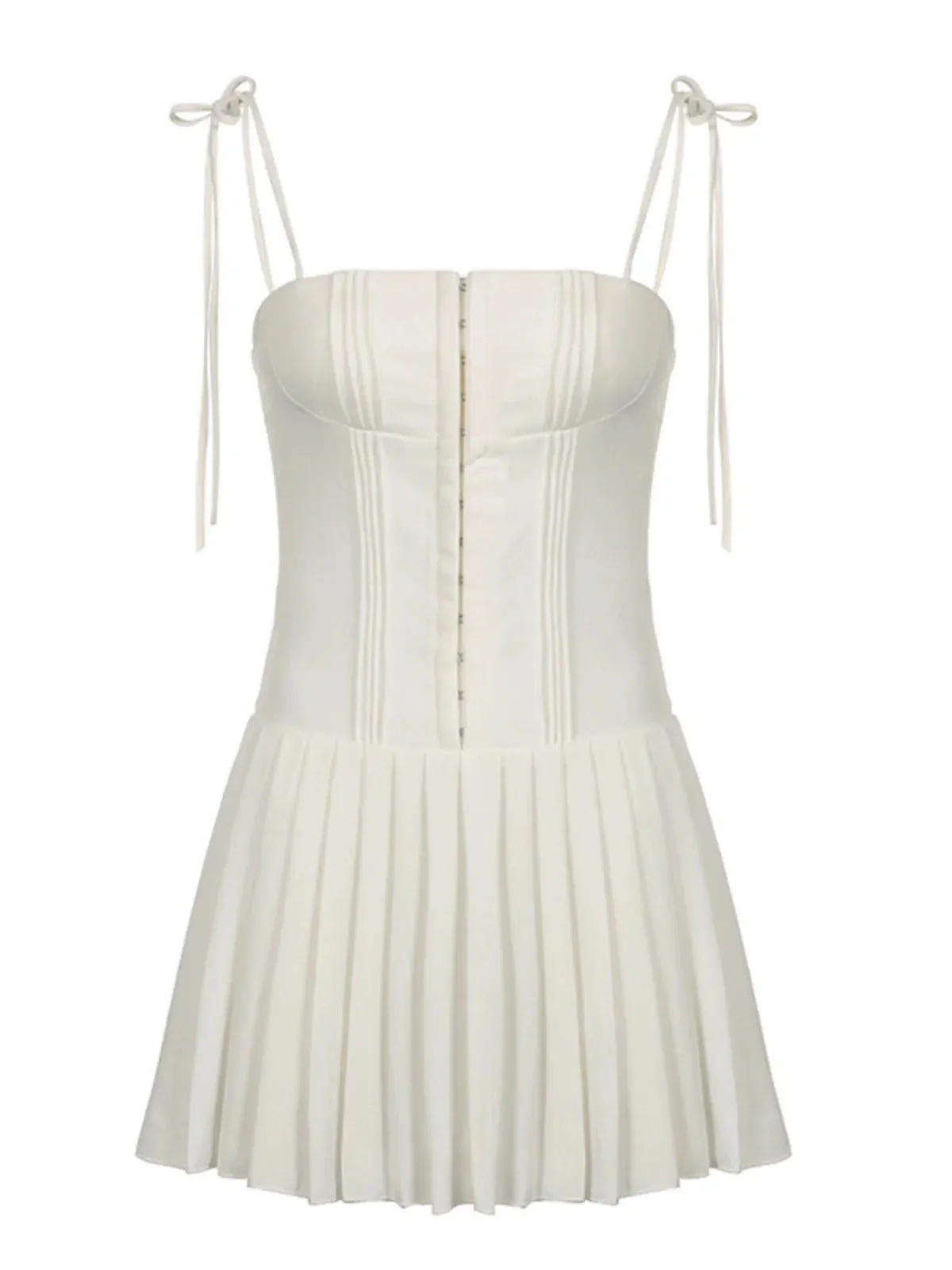 Vvsha Jersey Pleated Mini Dress