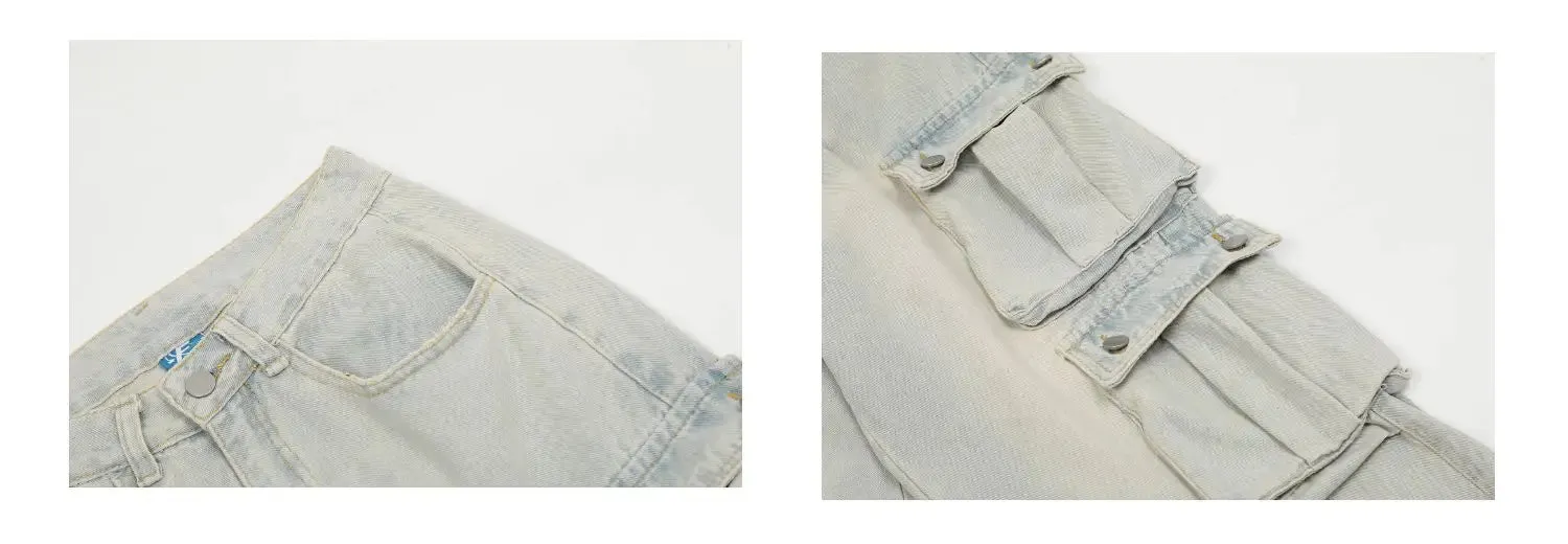 Washed y2k Cargo Jeans