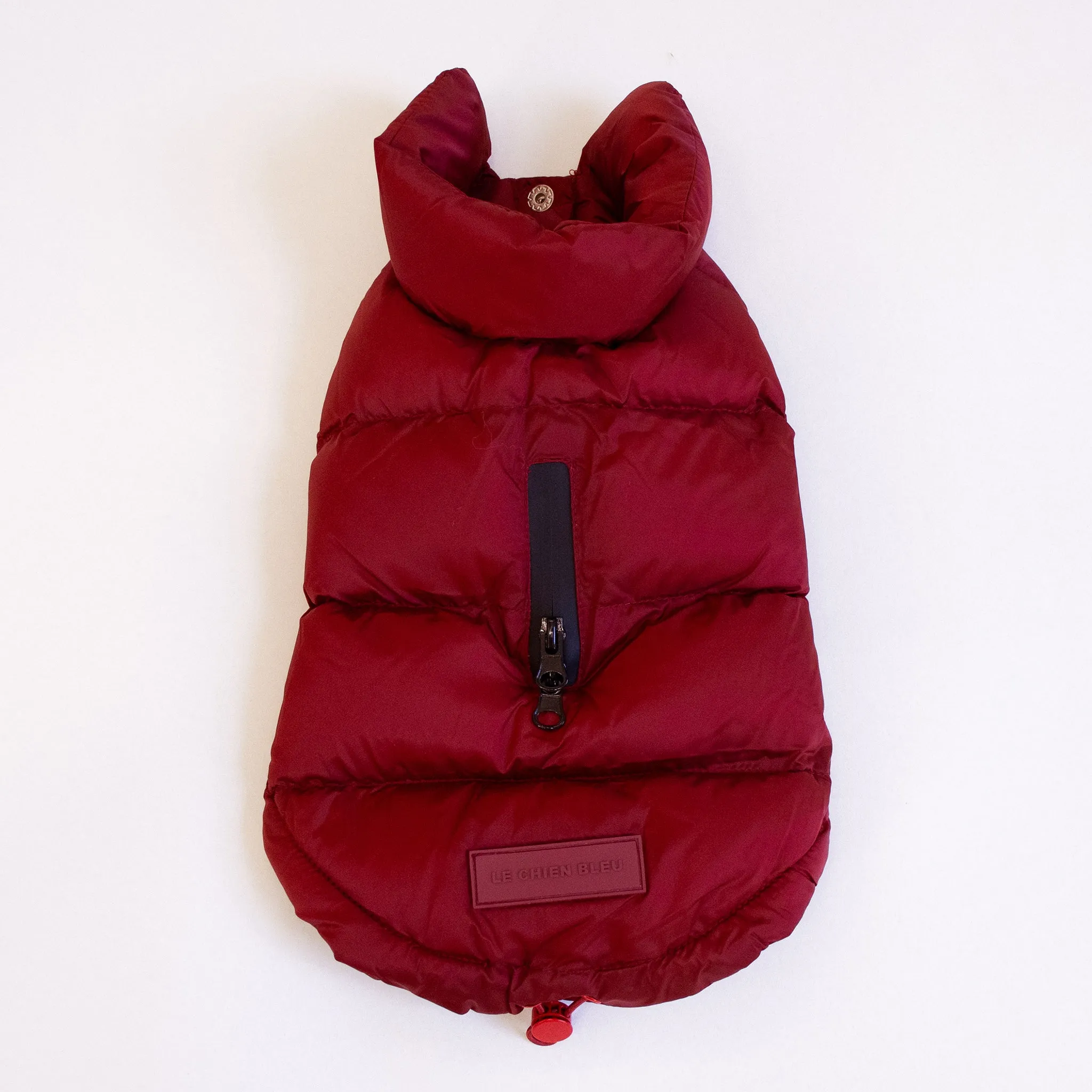 Waterproof Puffer Jacket - Burgundy