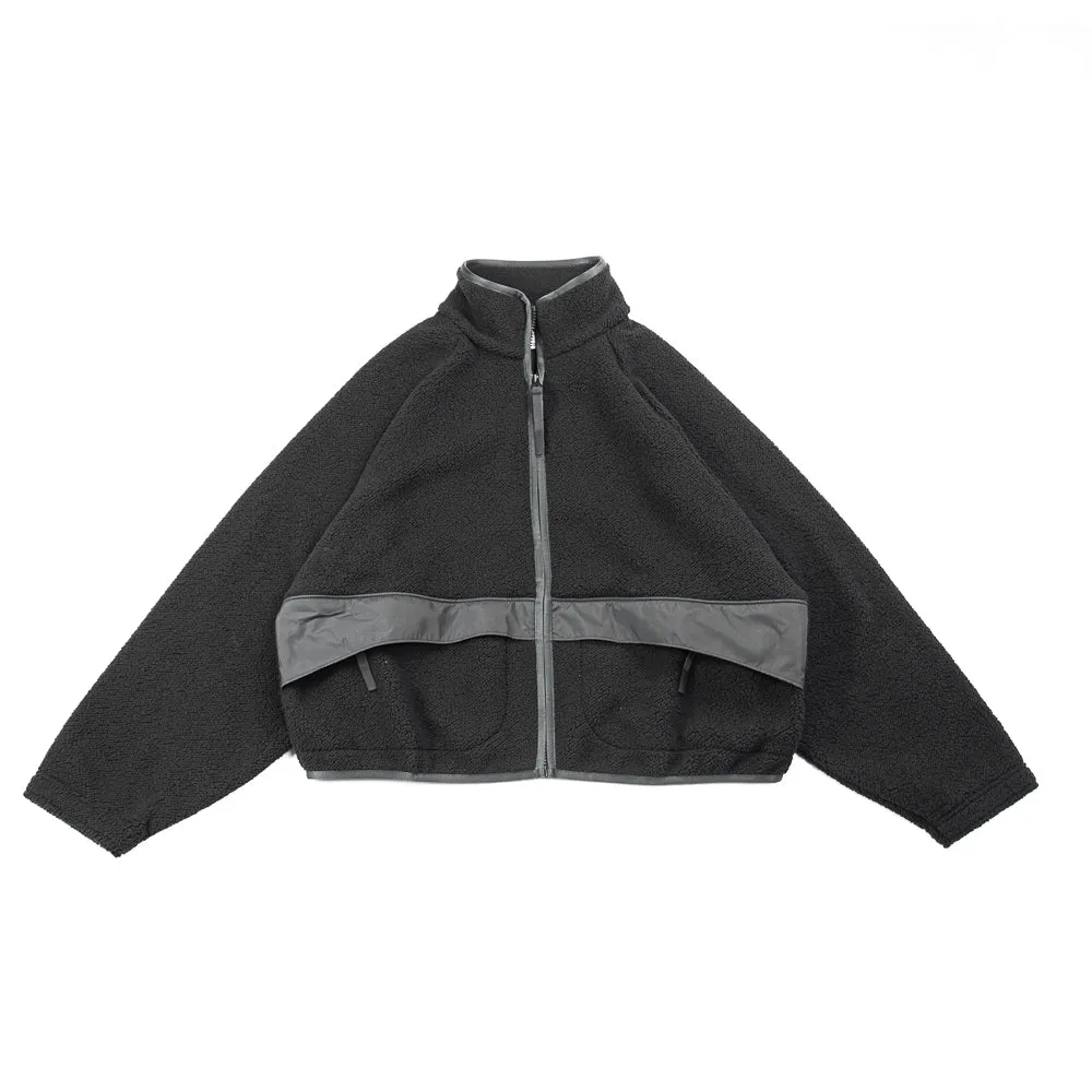 Wmns NSW High-Pile Fleece Jacket (Black/Anthracite)