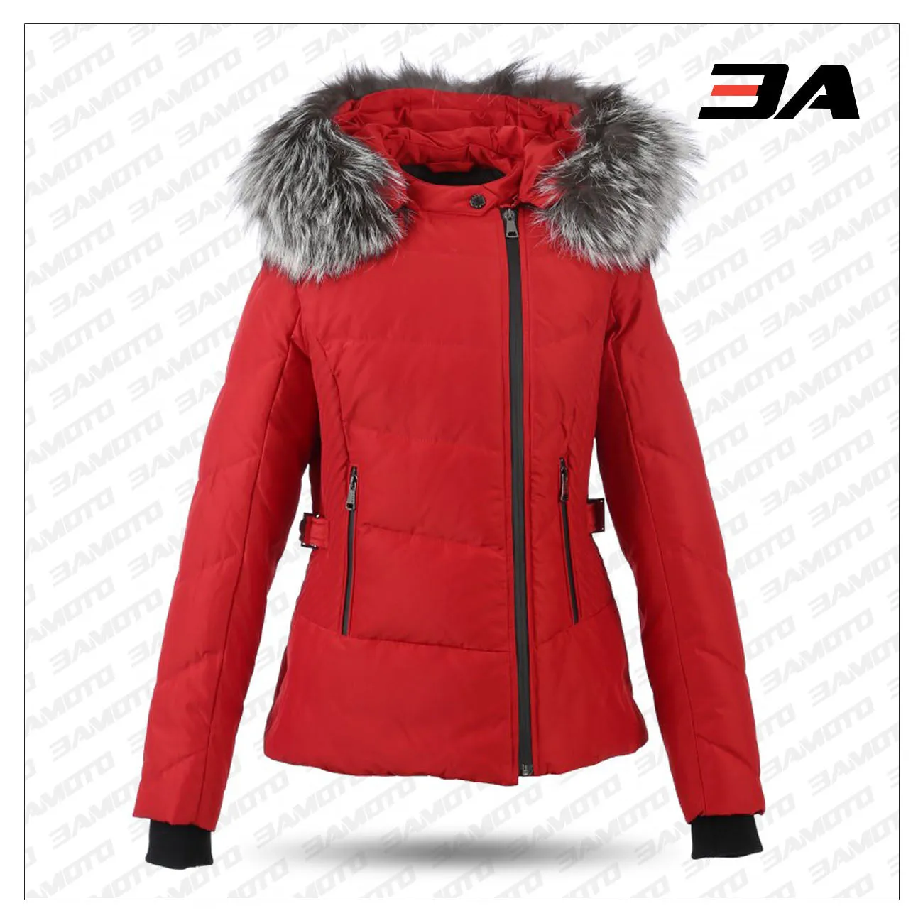 Women Red Down Jacket