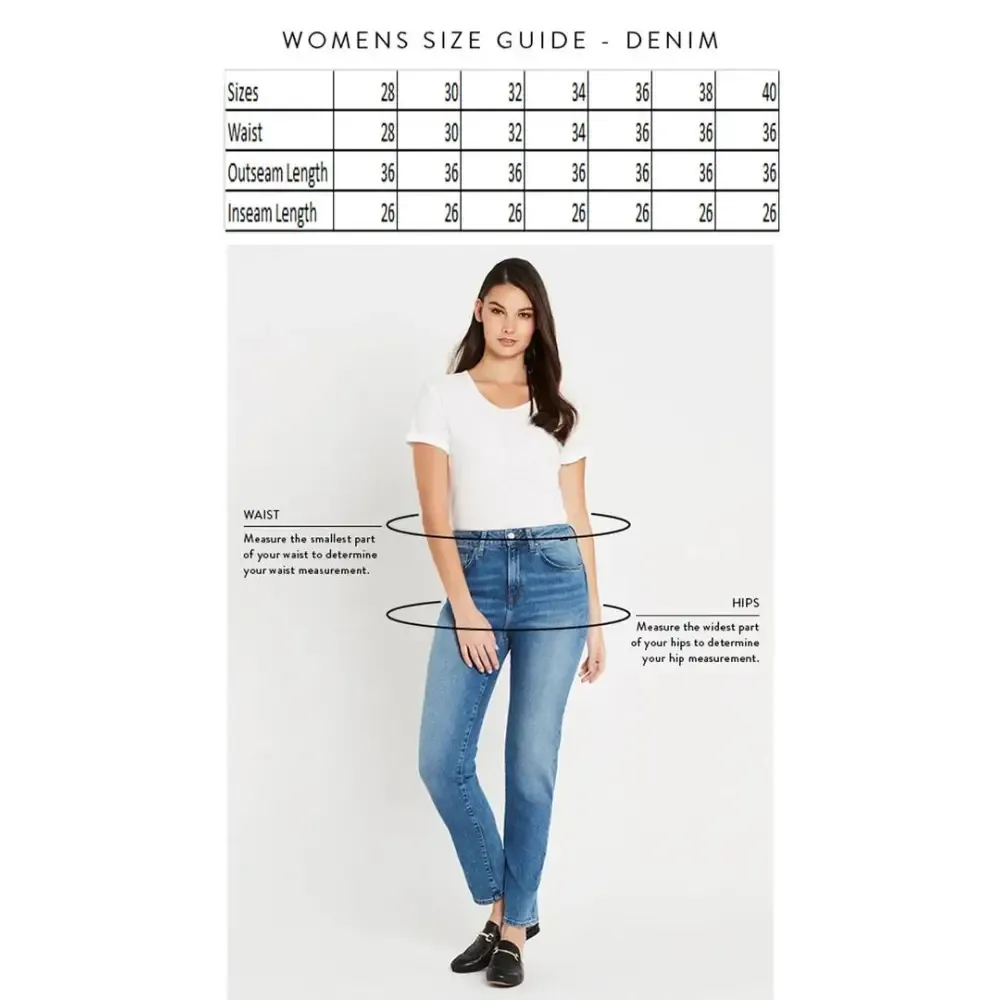 Women Wear Denim Jeans Light Blue Clean Look Light Fade