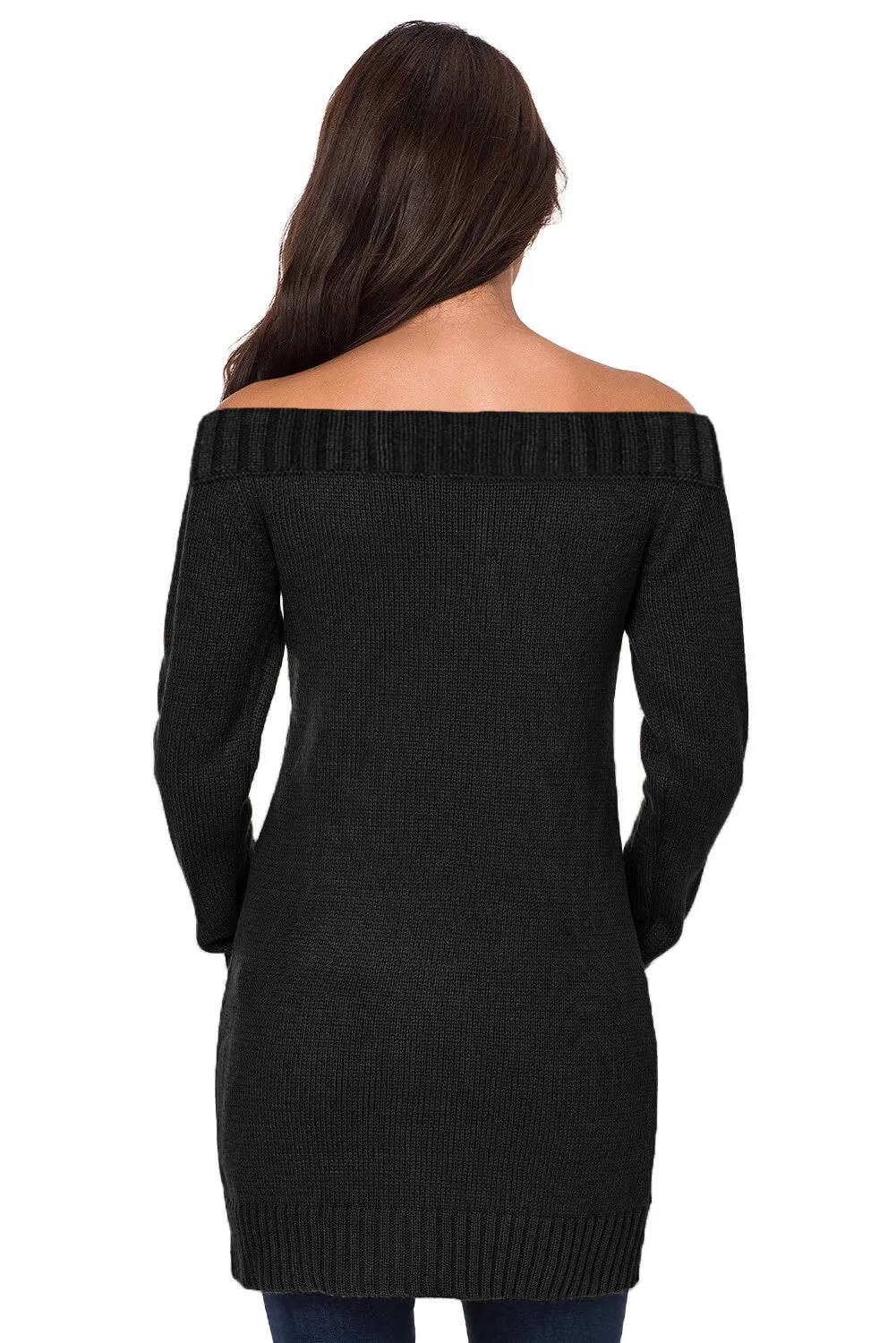 Womens Cable Knit Sweater Dress