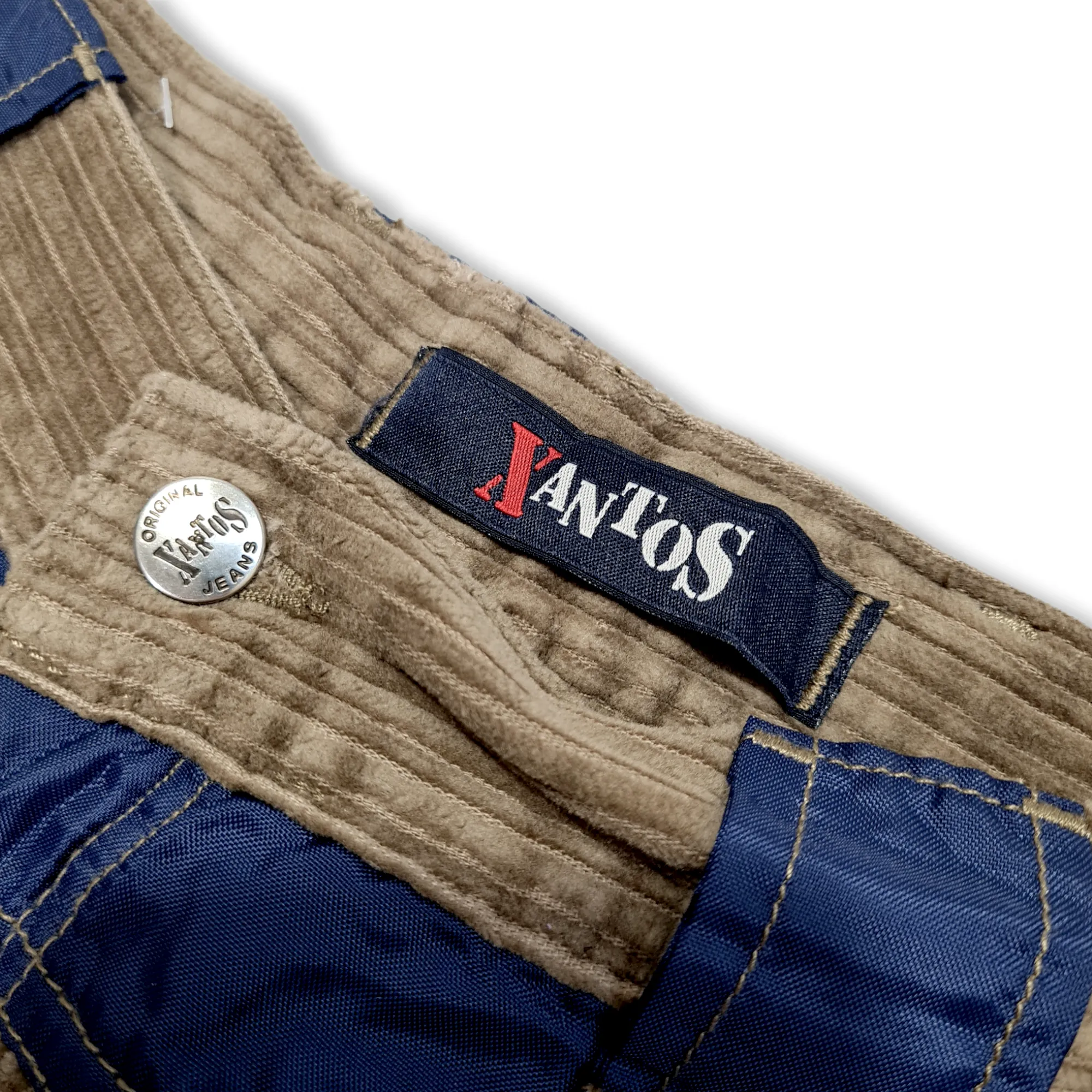 XANTOS : Y2K DEADSTOCK CORDUROY PANTS : SIZE W32 L33