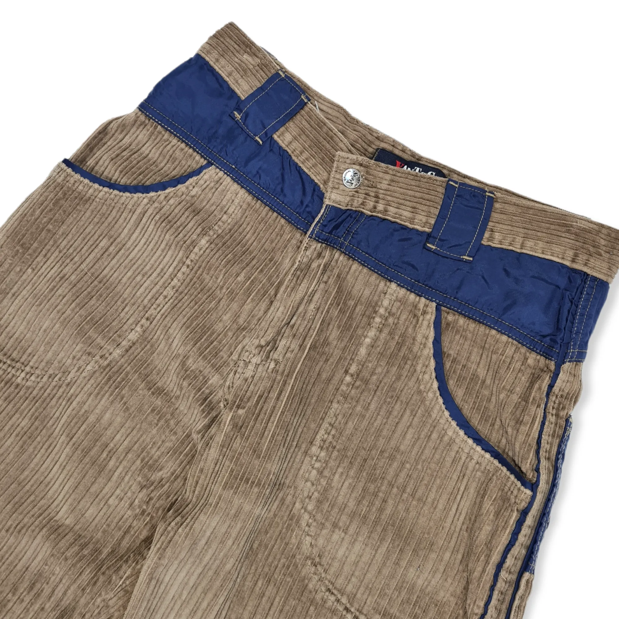 XANTOS : Y2K DEADSTOCK CORDUROY PANTS : SIZE W32 L33